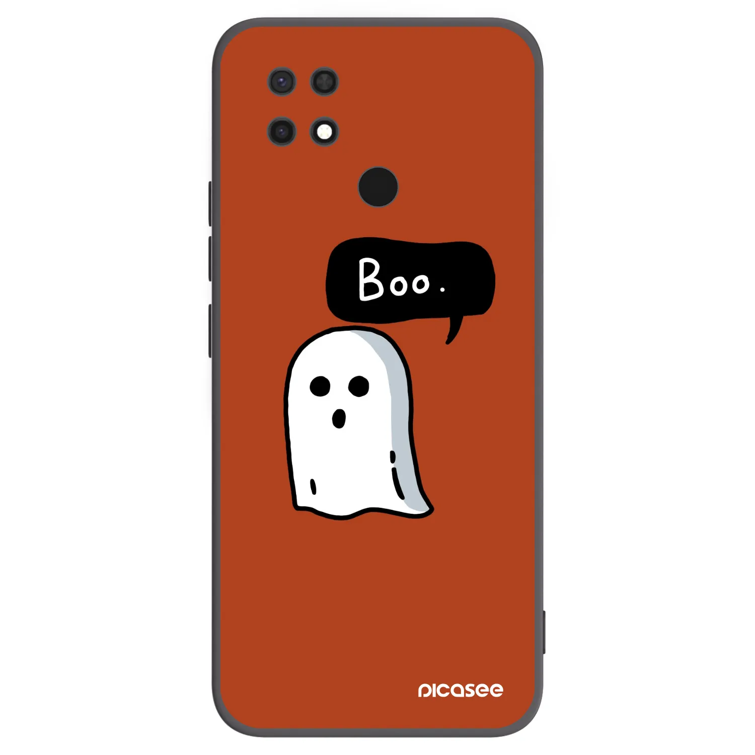 Picasee silikonový černý obal pro Xiaomi Redmi 10C - Boo