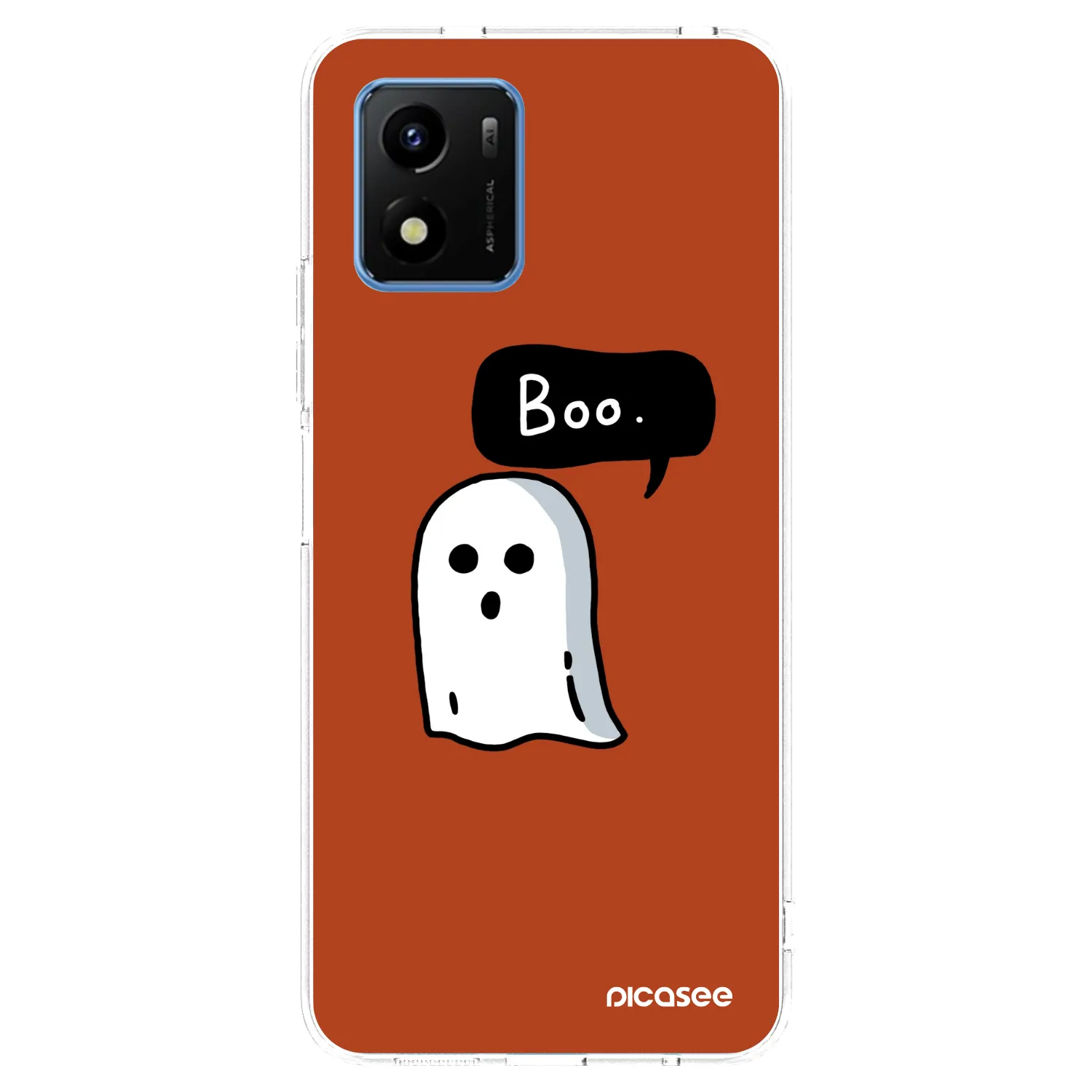 Picasee silikonový průhledný obal pro Vivo Y01 - Boo