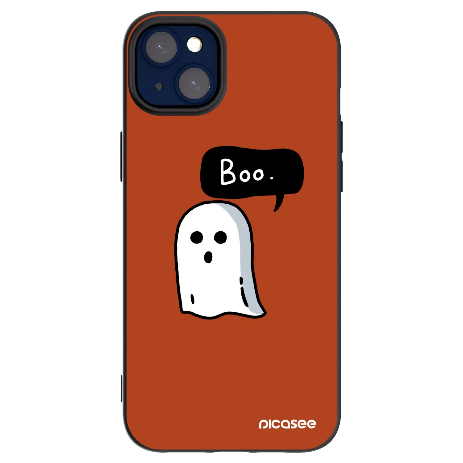 Picasee silikonový černý obal pro Apple iPhone 14 Plus - Boo