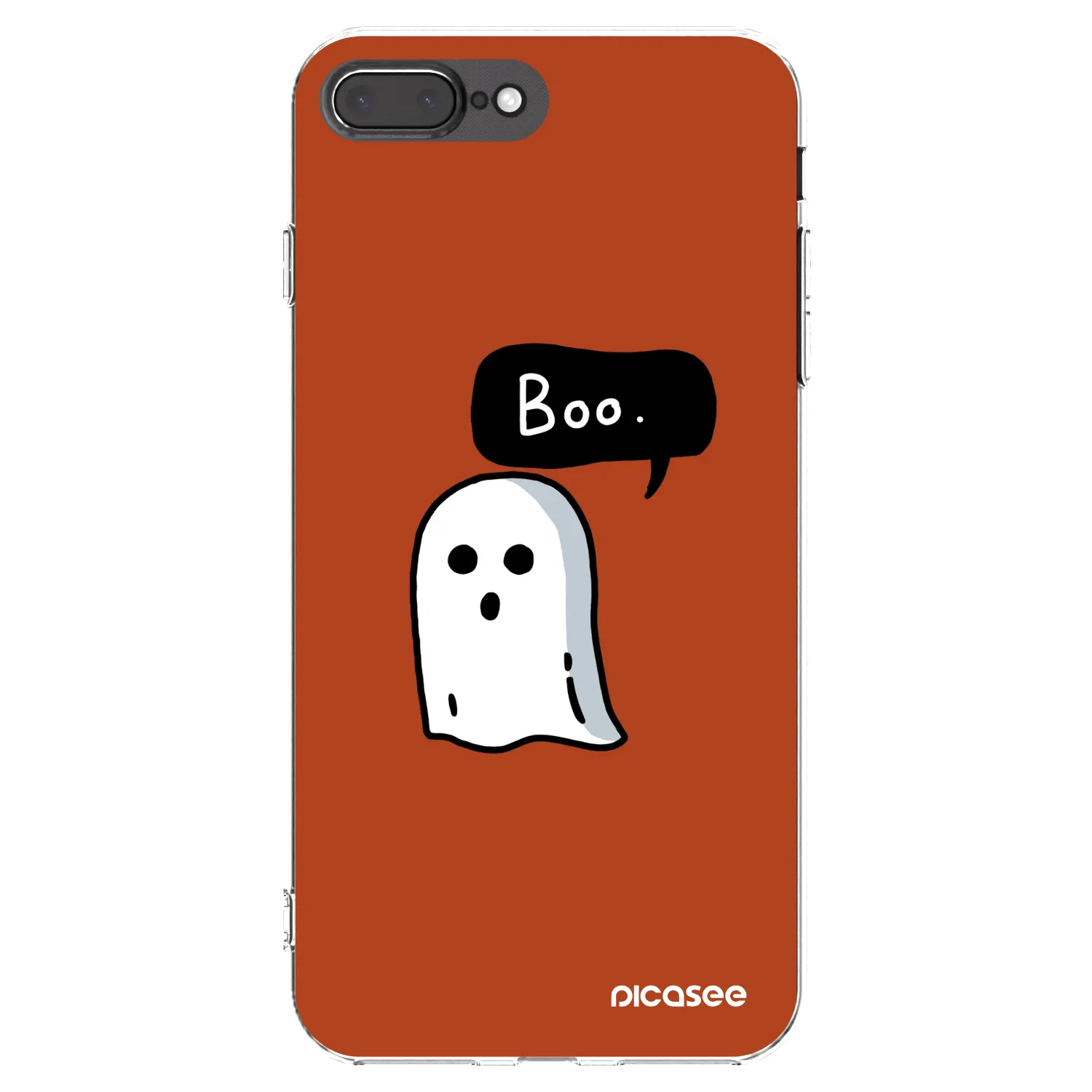 Picasee silikonový průhledný obal pro Apple iPhone 8 Plus - Boo