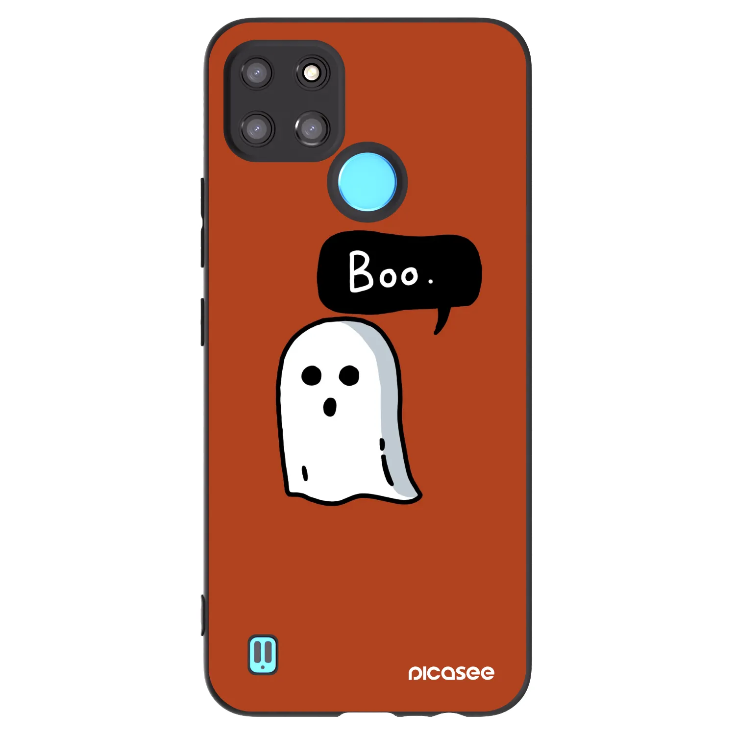 Picasee silikonový černý obal pro Realme C21Y - Boo