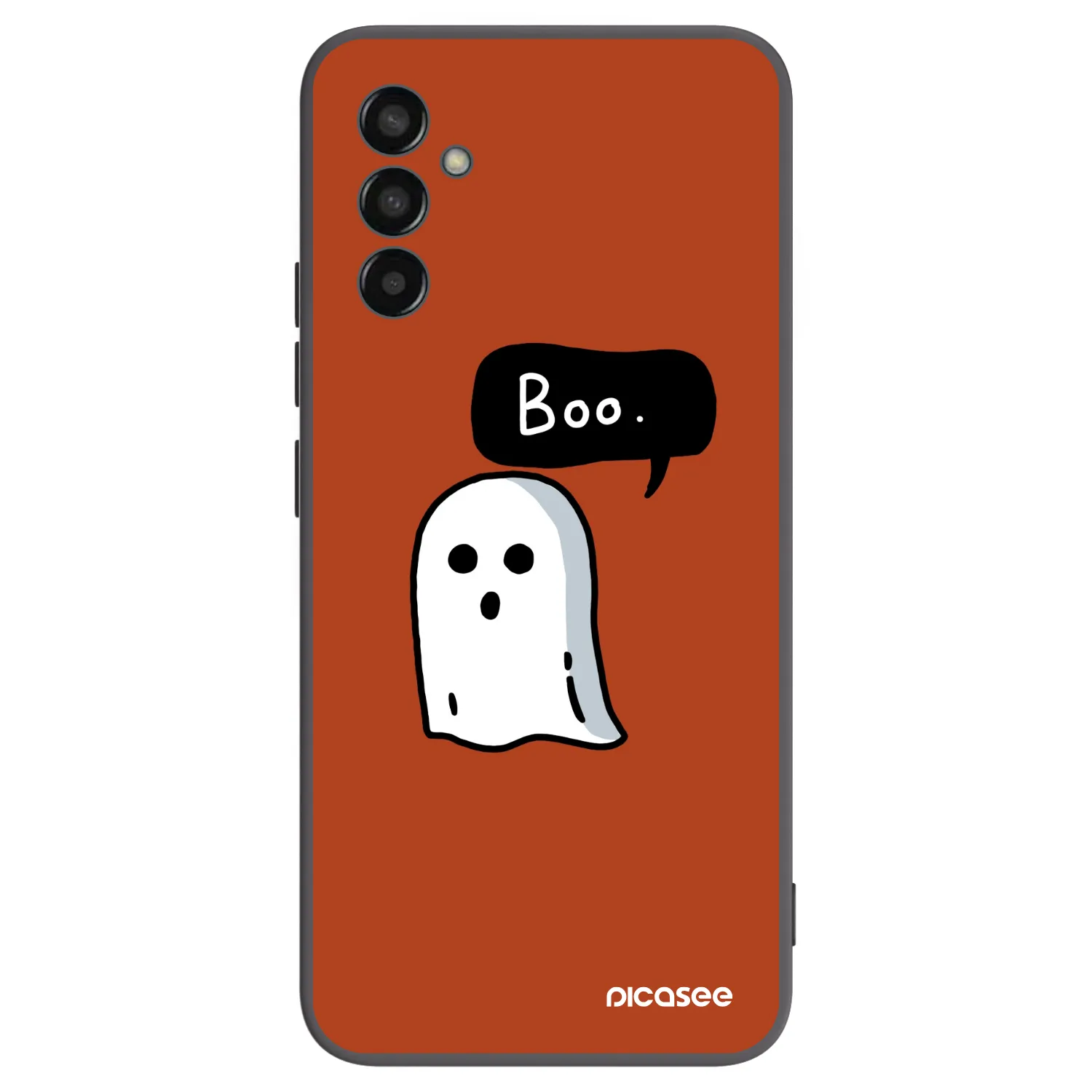 Picasee silikonový černý obal pro Samsung Galaxy M13 M135F - Boo