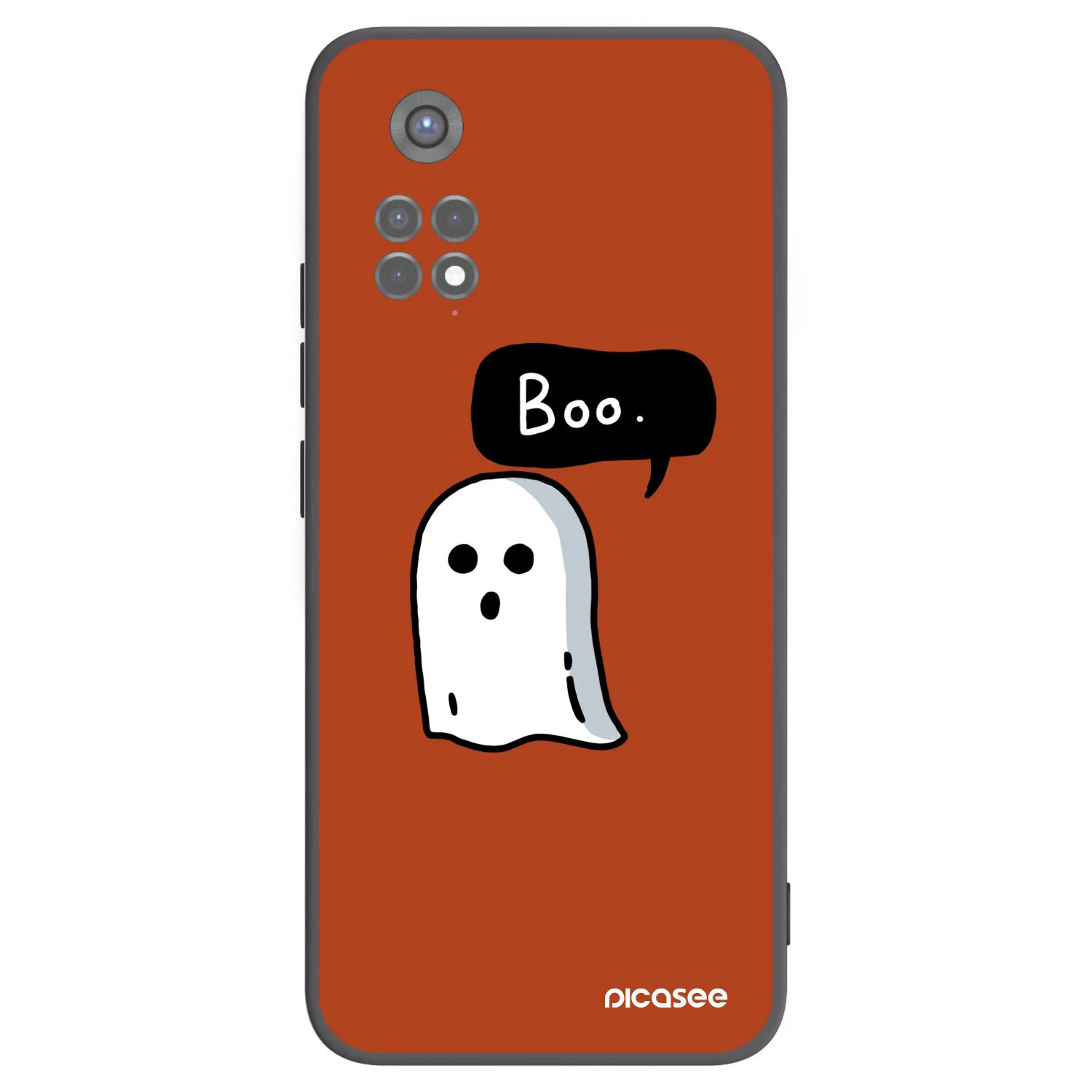 Picasee silikonový černý obal pro Xiaomi Redmi Note 11S 5G - Boo