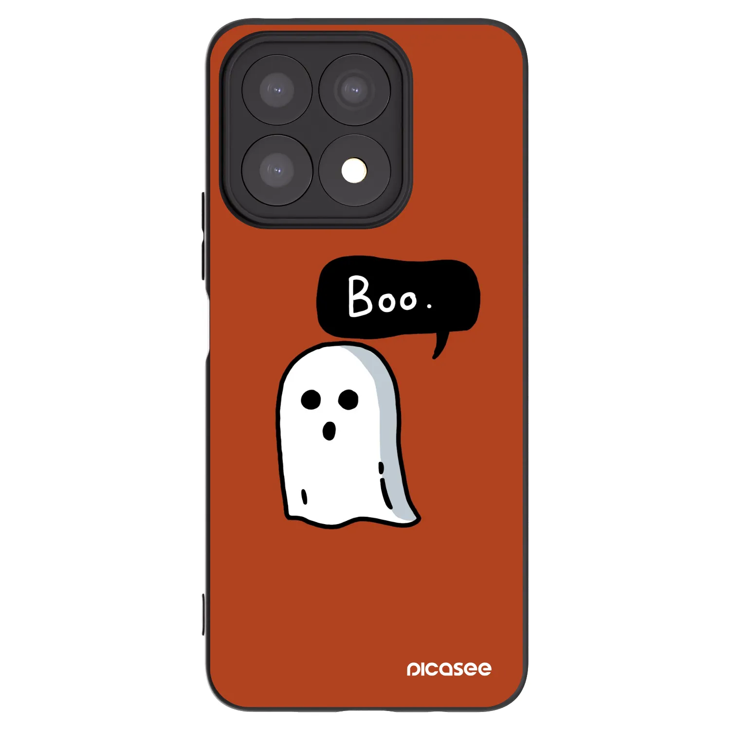 Picasee silikonový černý obal pro Honor X8a - Boo