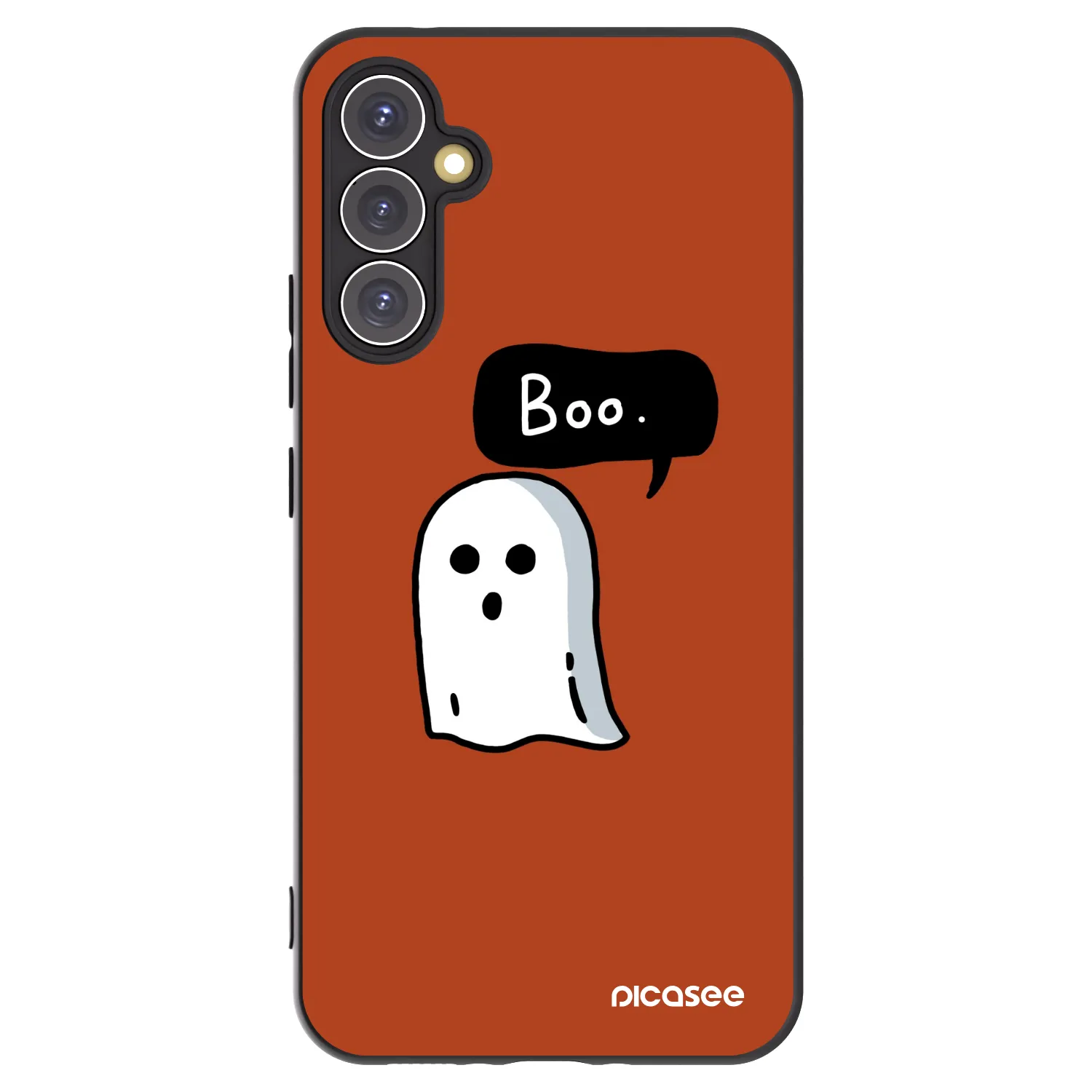 Picasee silikonový černý obal pro Samsung Galaxy A34 5G A346B - Boo