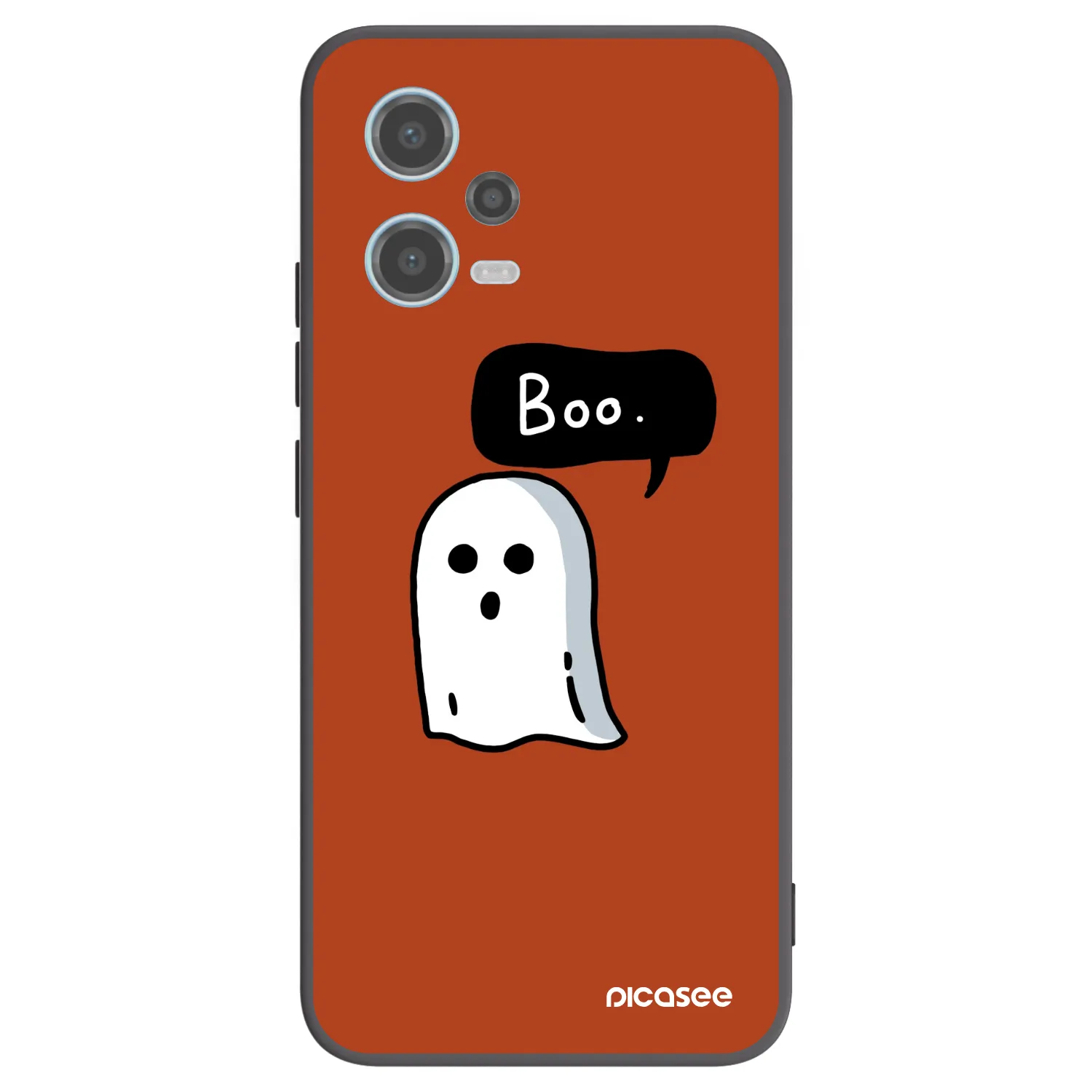 Picasee silikonový černý obal pro Xiaomi Redmi Note 12 5G - Boo