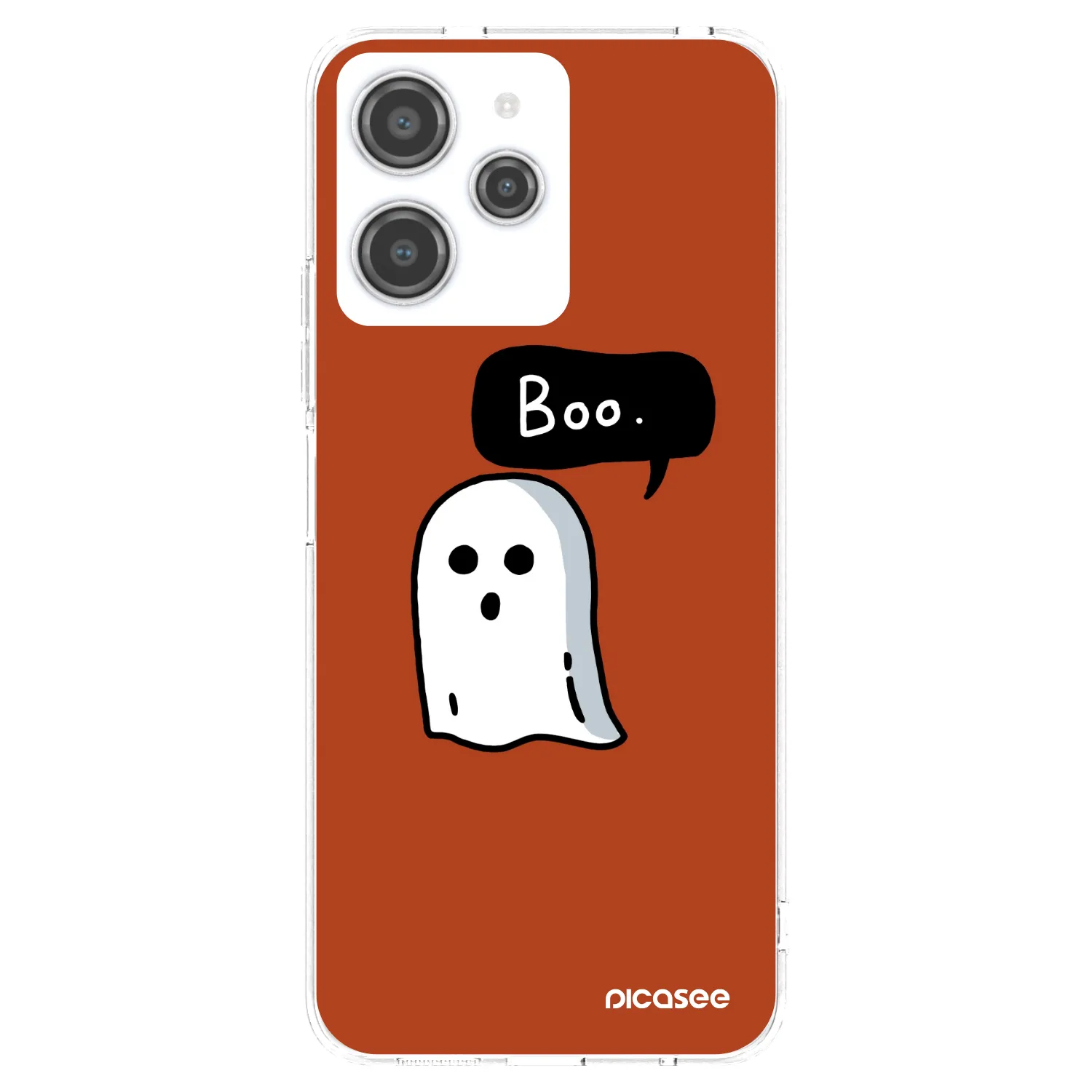 Picasee silikonový průhledný obal pro Xiaomi Redmi 12 4G - Boo