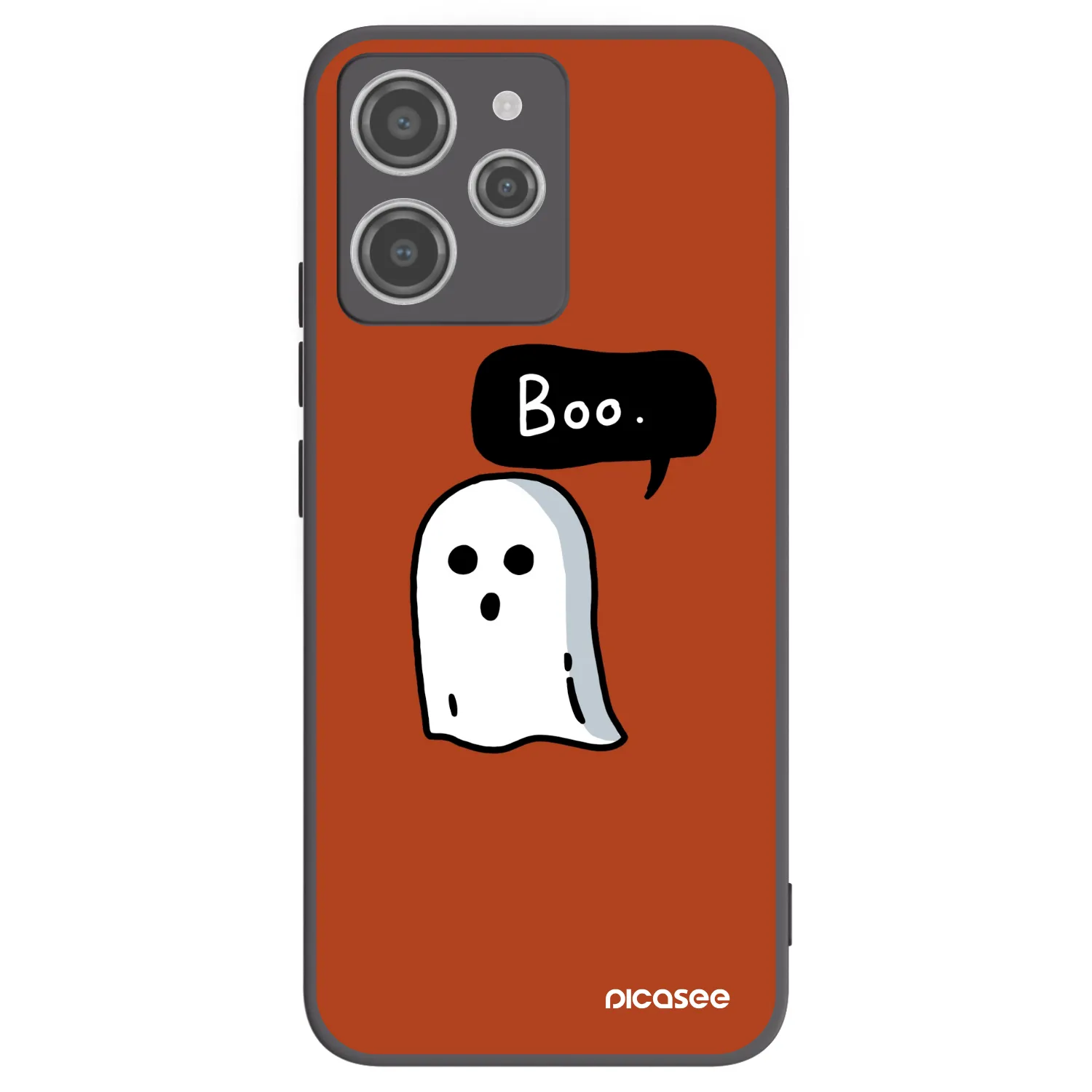 Picasee silikonový černý obal pro Xiaomi Redmi 12 4G - Boo
