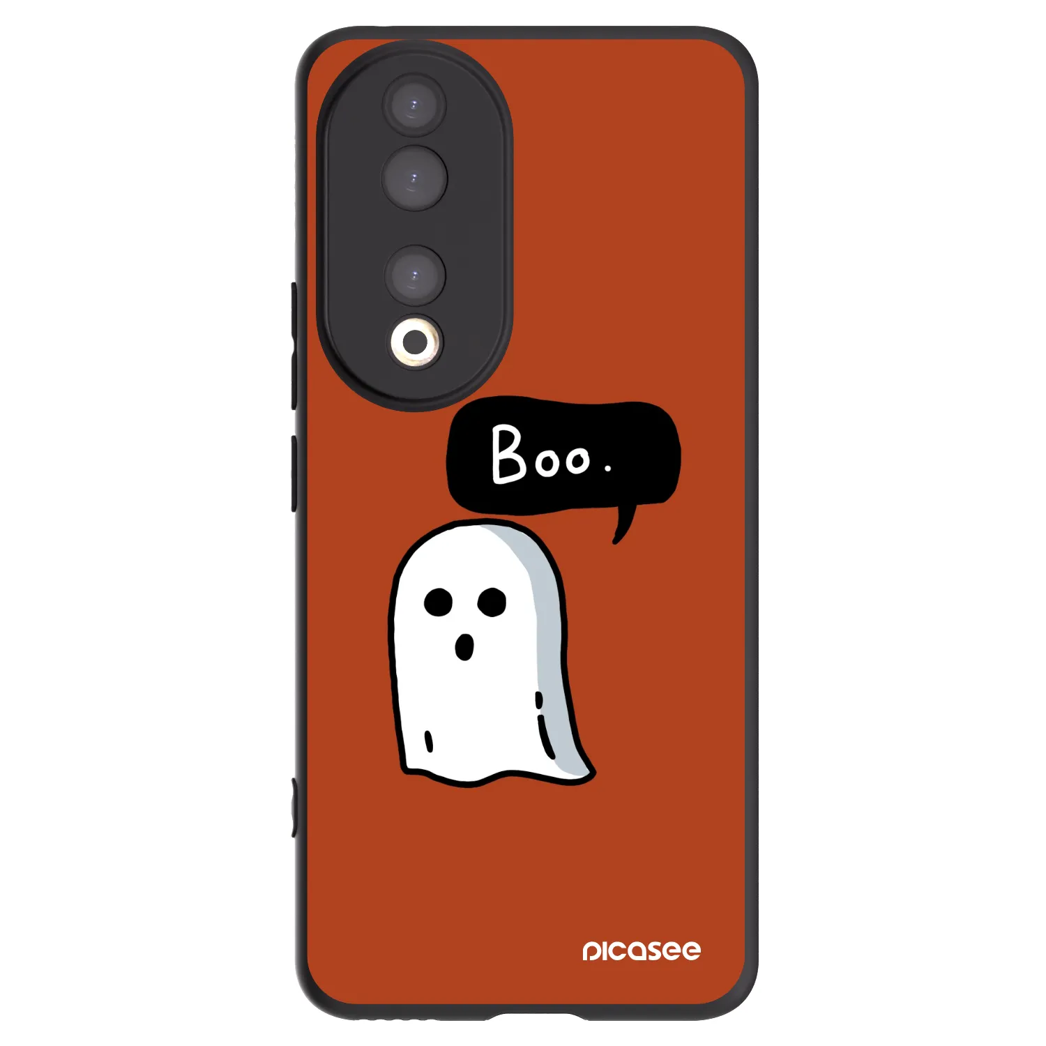 Picasee silikonový černý obal pro Honor 90 5G - Boo