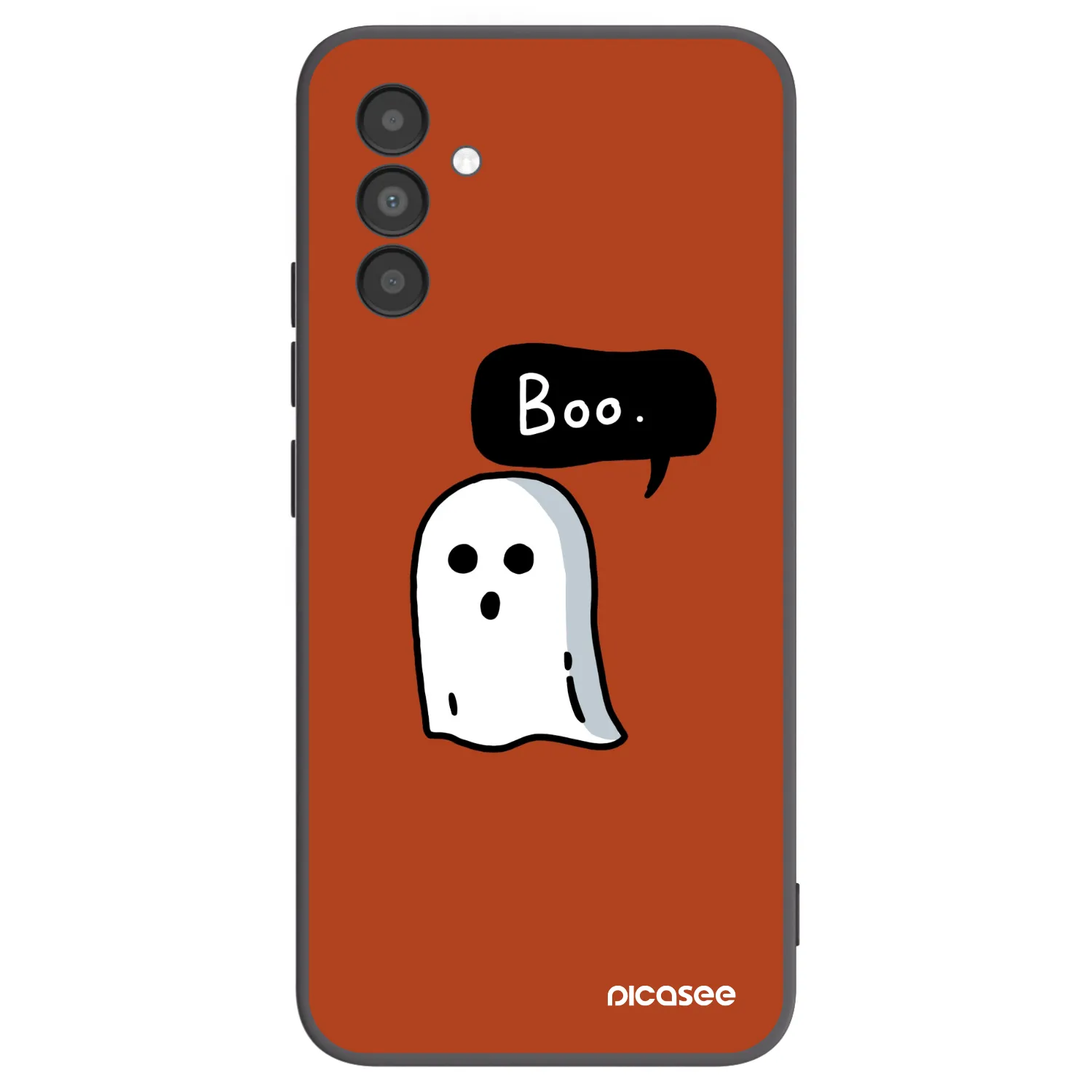 Picasee silikonový černý obal pro Samsung Galaxy A04s A047F - Boo