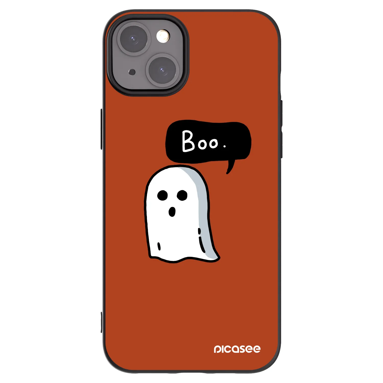Picasee silikonový černý obal pro Apple iPhone 15 Plus - Boo