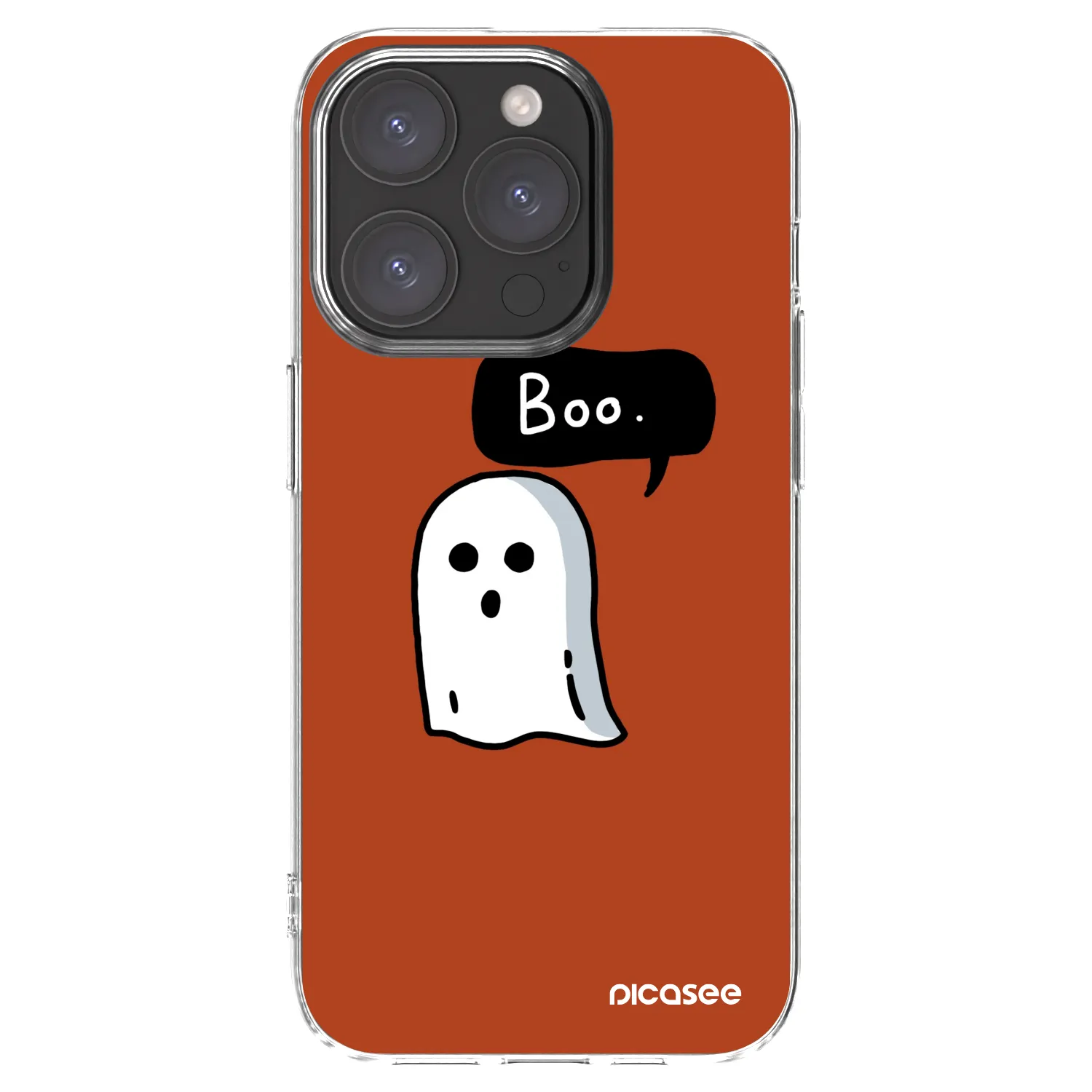 Picasee silikonový průhledný obal pro Apple iPhone 15 Pro - Boo