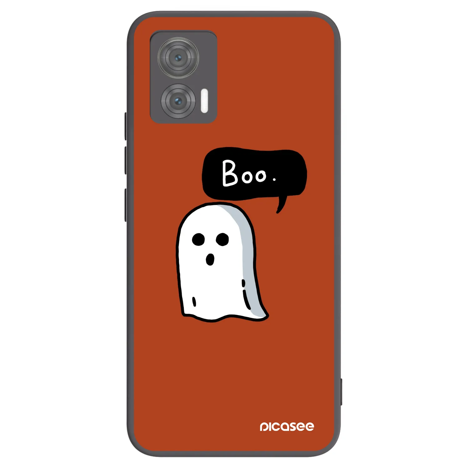 Picasee silikonový černý obal pro Motorola Edge 30 Neo - Boo