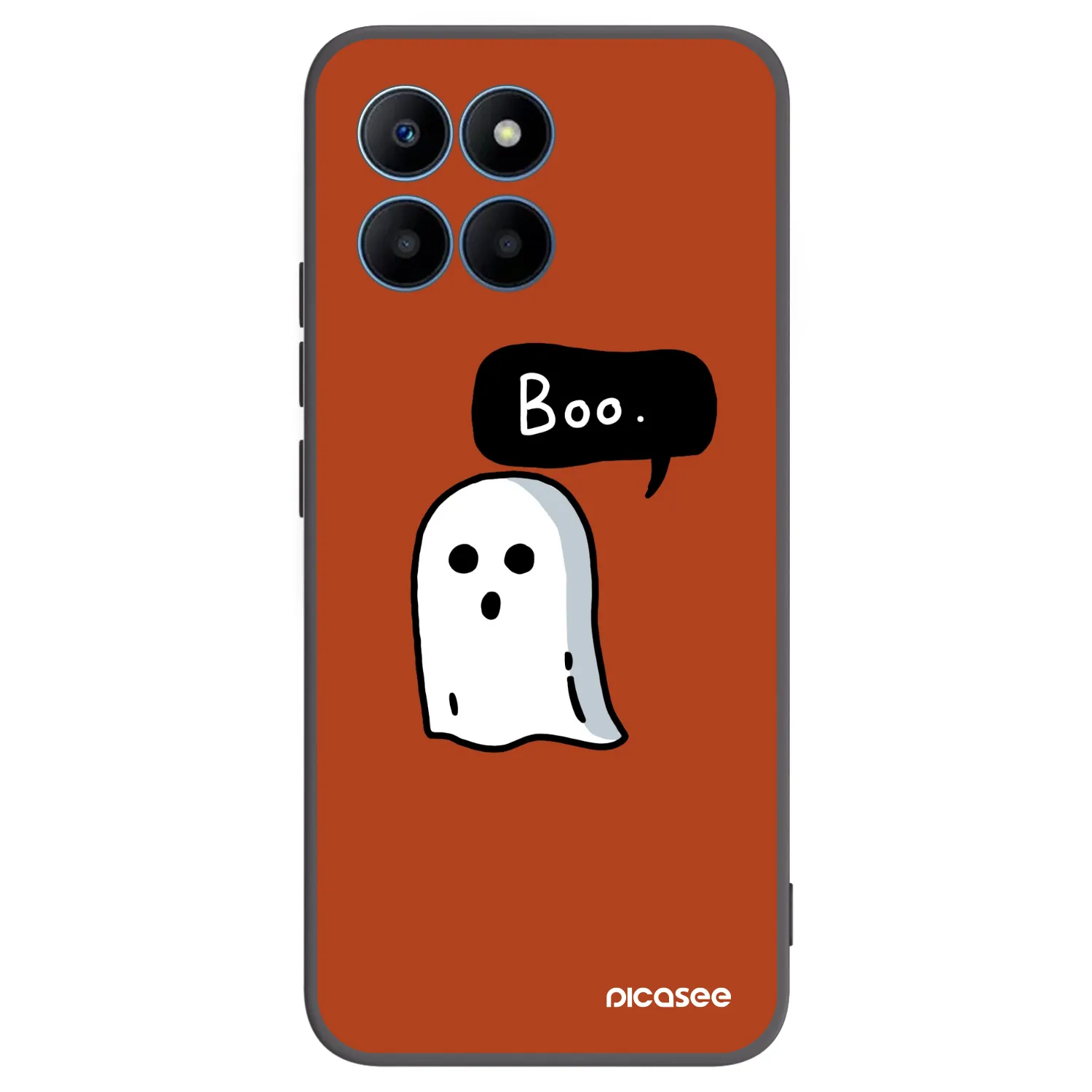 Picasee silikonový černý obal pro Honor 70 Lite - Boo