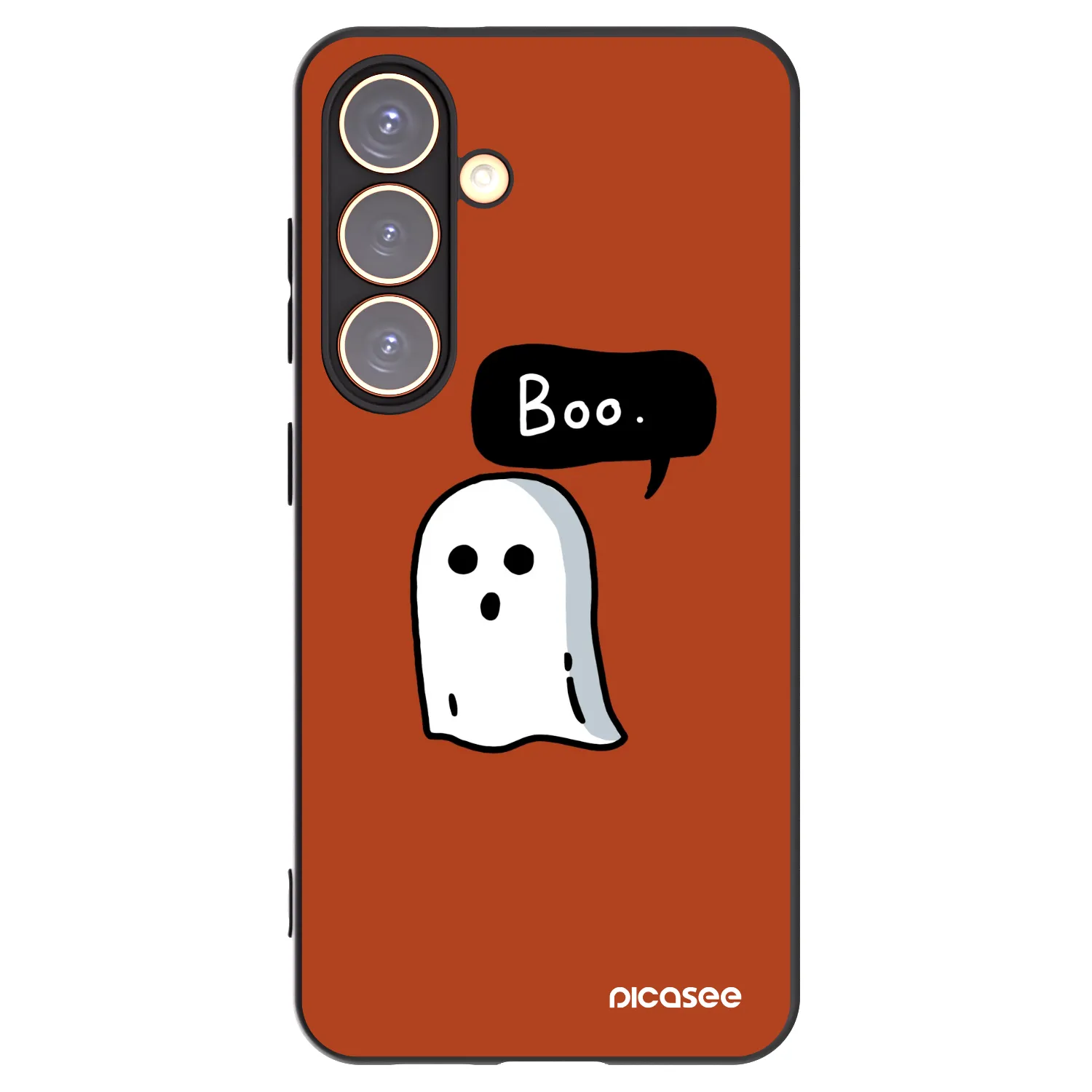 Picasee silikonový černý obal pro Samsung Galaxy S24 S921B 5G - Boo