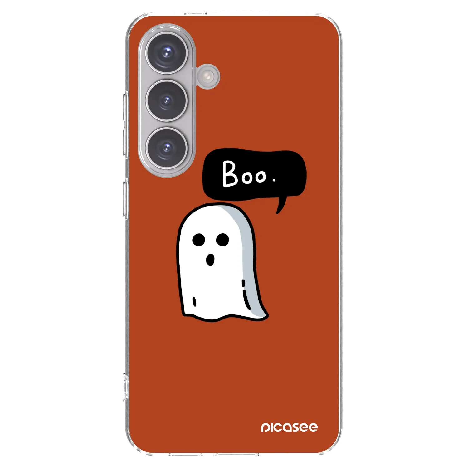 Picasee silikonový průhledný obal pro Samsung Galaxy S24 S921B 5G - Boo