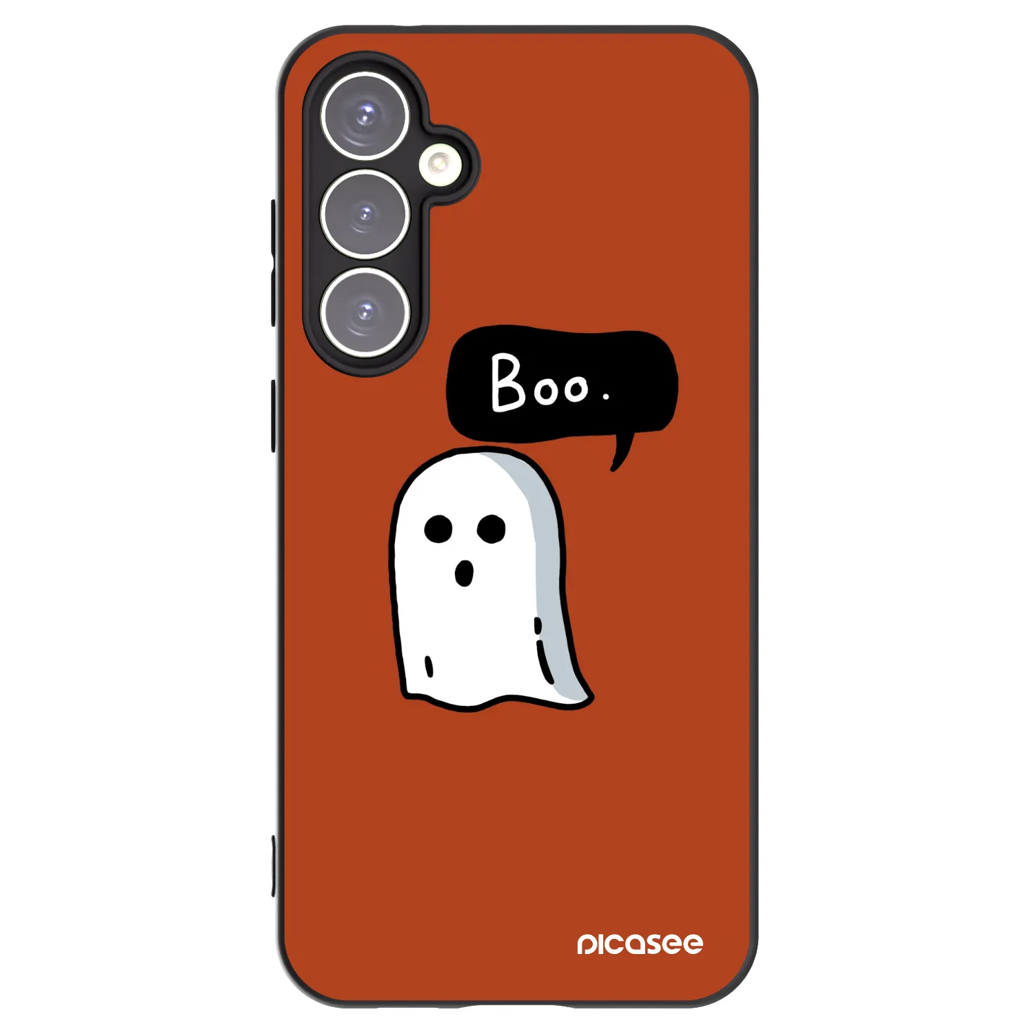 Picasee silikonový černý obal pro Samsung Galaxy S23 FE S711B - Boo