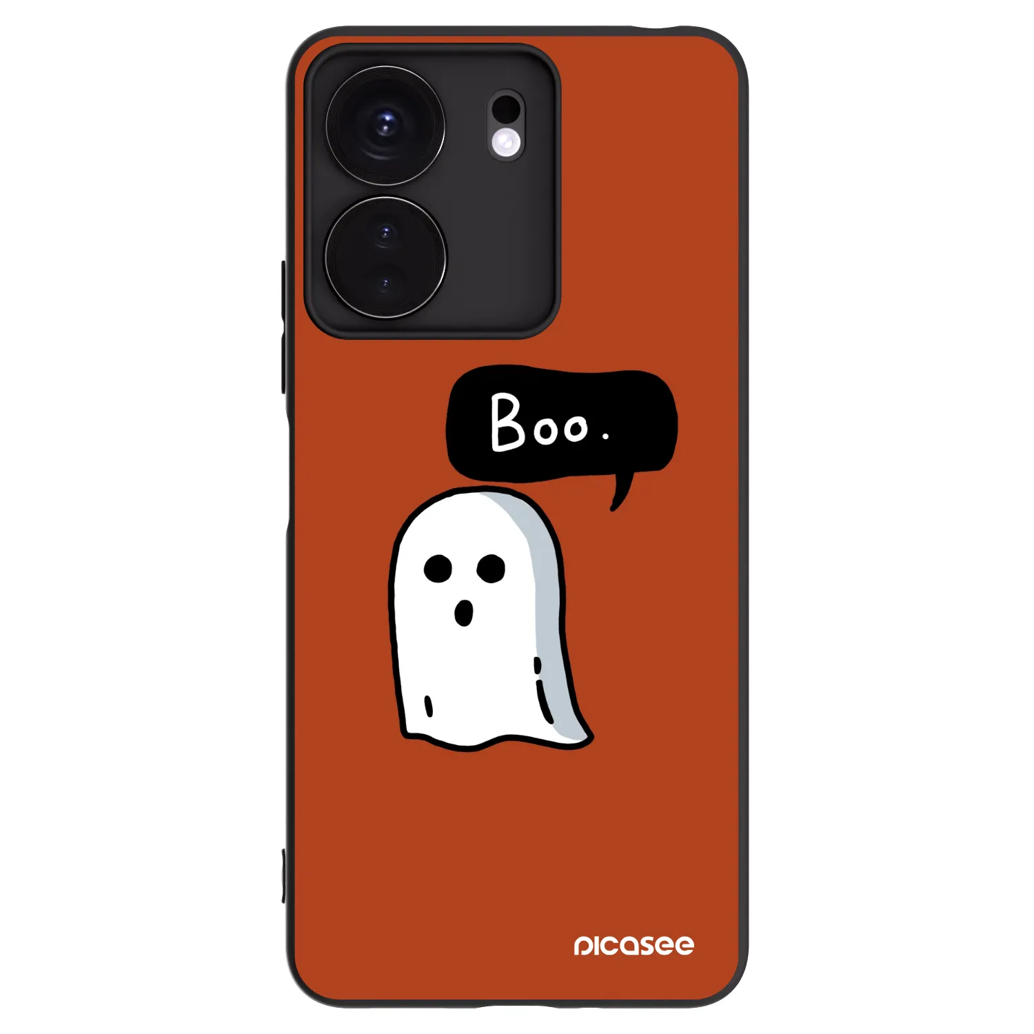 Picasee silikonový černý obal pro Xiaomi Redmi 13C 4G - Boo