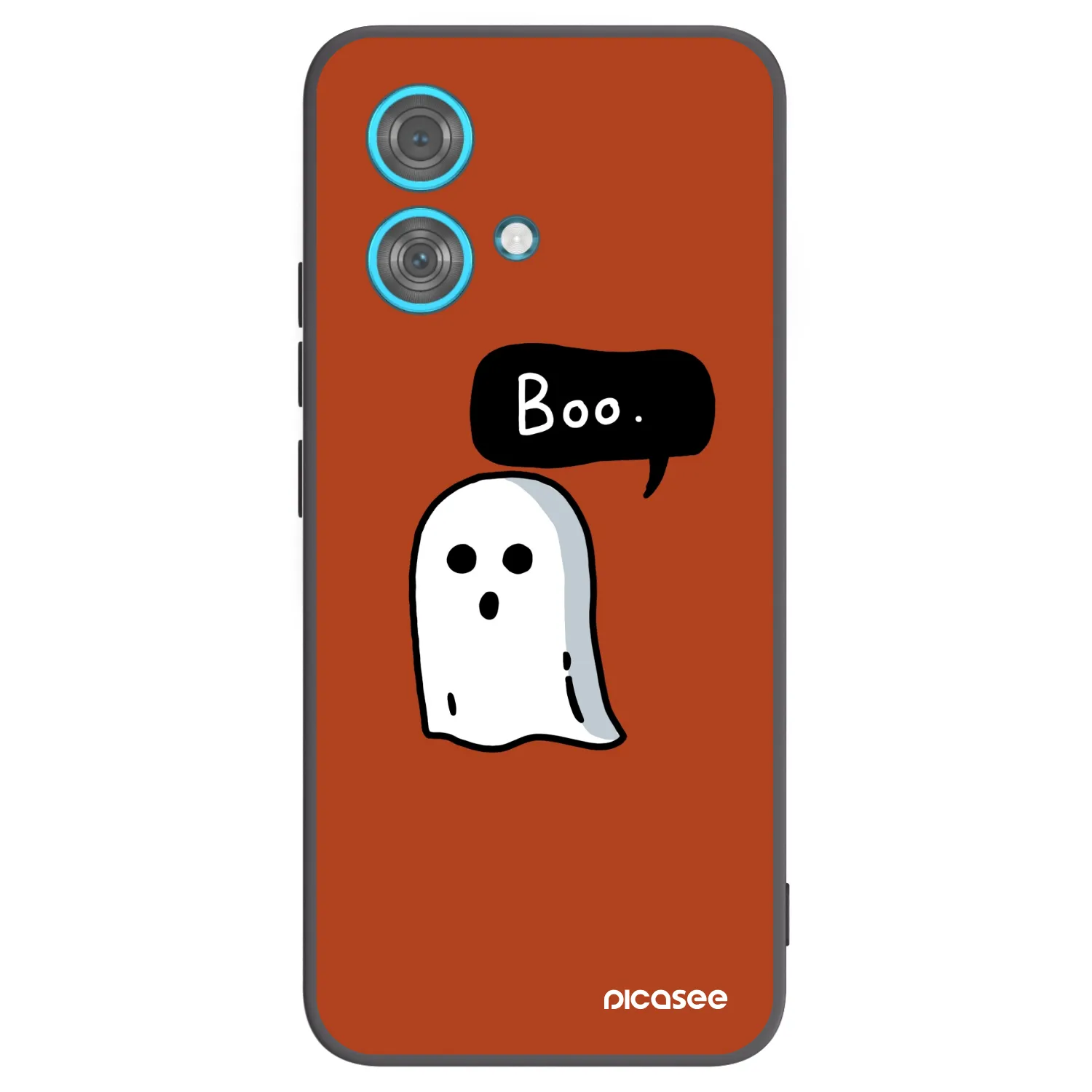 Picasee silikonový černý obal pro Motorola Edge 40 Neo - Boo