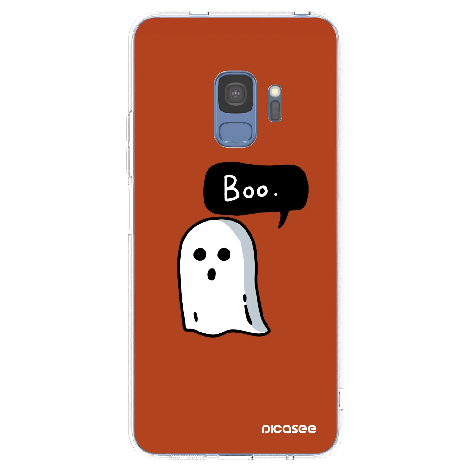 Picasee silikonový průhledný obal pro Samsung Galaxy S9 G960F - Boo