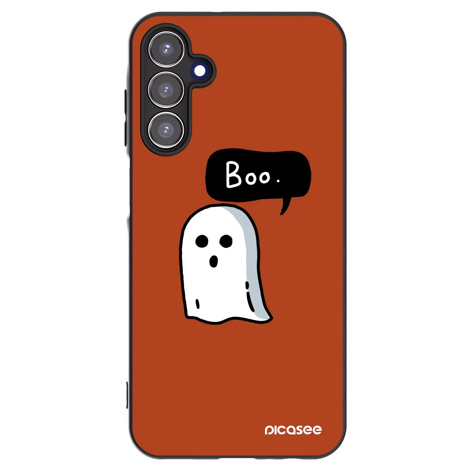 Picasee silikonový černý obal pro Samsung Galaxy A15 A155F 4G - Boo