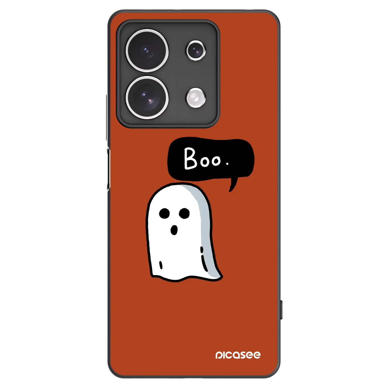 Picasee silikonový černý obal pro Xiaomi Redmi Note 13 4G - Boo