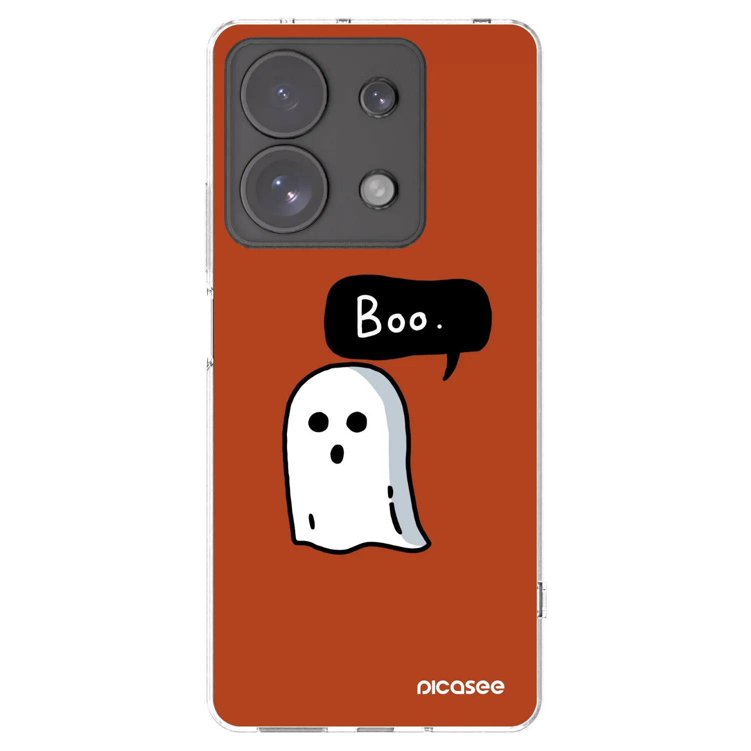 Picasee silikonový průhledný obal pro Xiaomi Redmi Note 13 Pro 4G - Boo