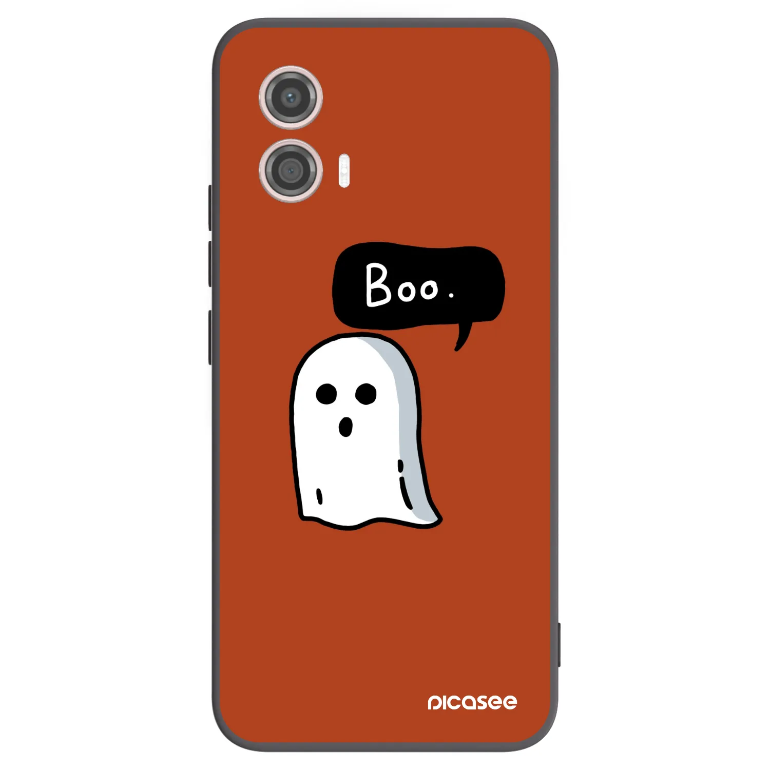 Picasee silikonový černý obal pro Motorola Moto G53 5G - Boo