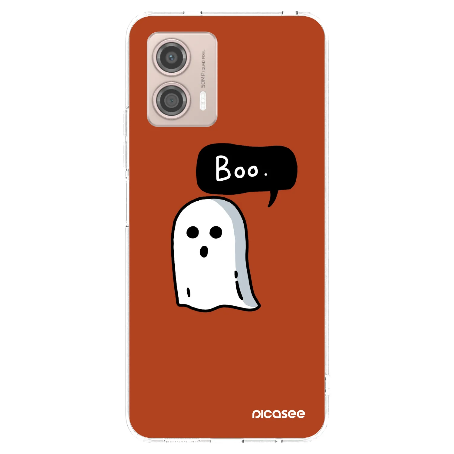 Picasee silikonový průhledný obal pro Motorola Moto G53 5G - Boo
