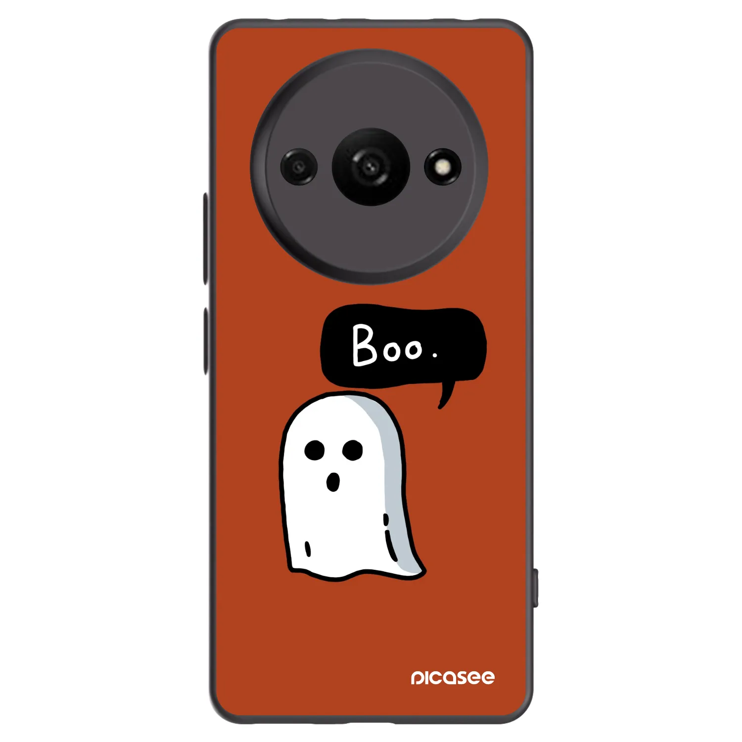 Picasee silikonový černý obal pro Xiaomi Redmi A3 - Boo