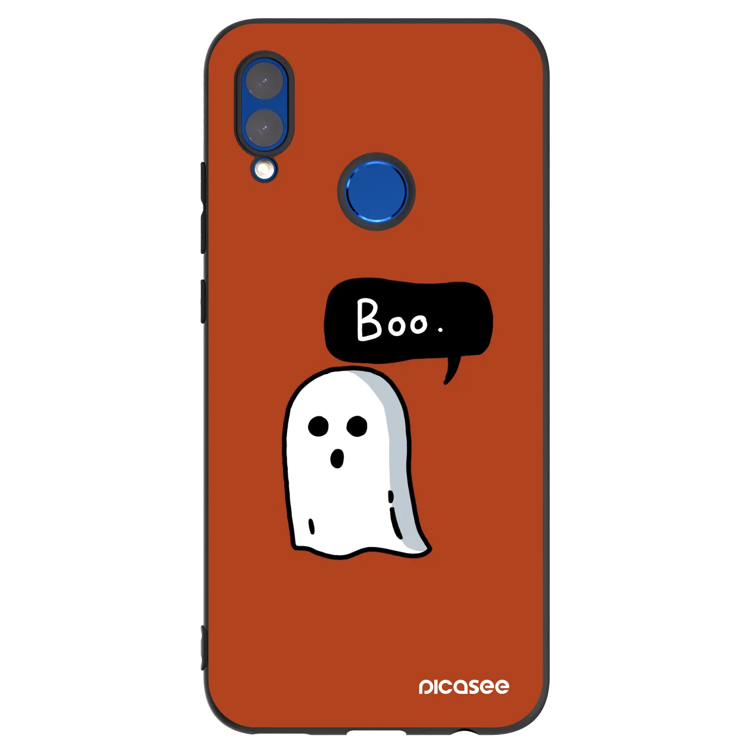 Picasee silikonový černý obal pro Huawei P Smart 2019 - Boo