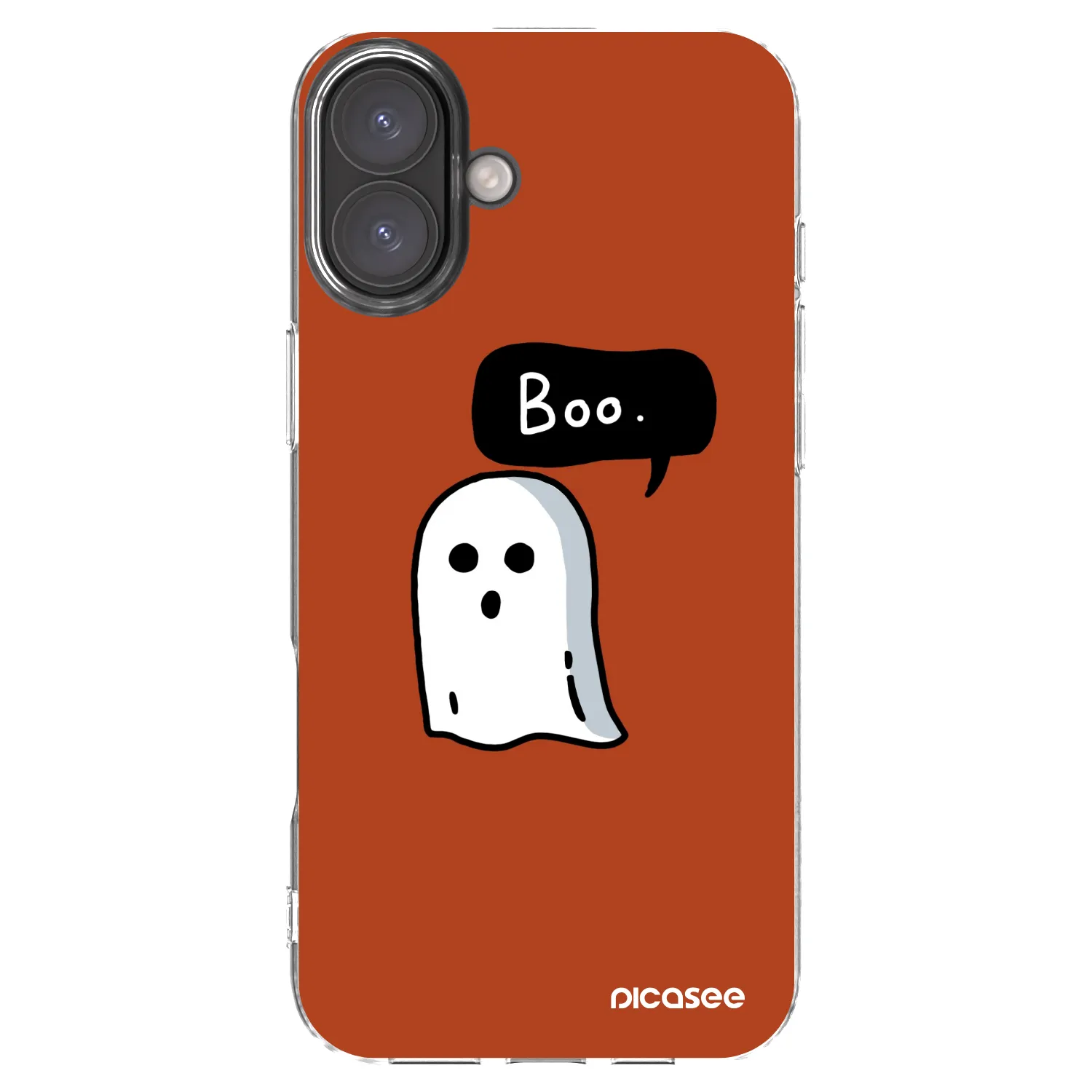 Picasee silikonový průhledný obal pro Apple iPhone 16 Plus - Boo