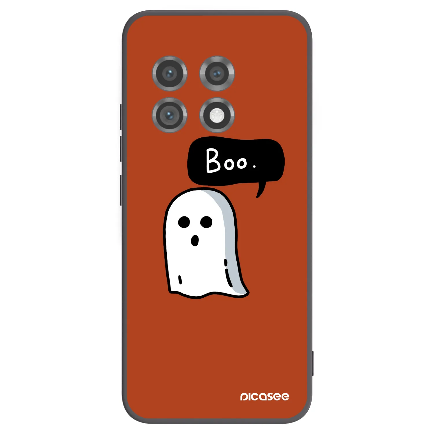 Picasee silikonový černý obal pro OnePlus 11 5G - Boo