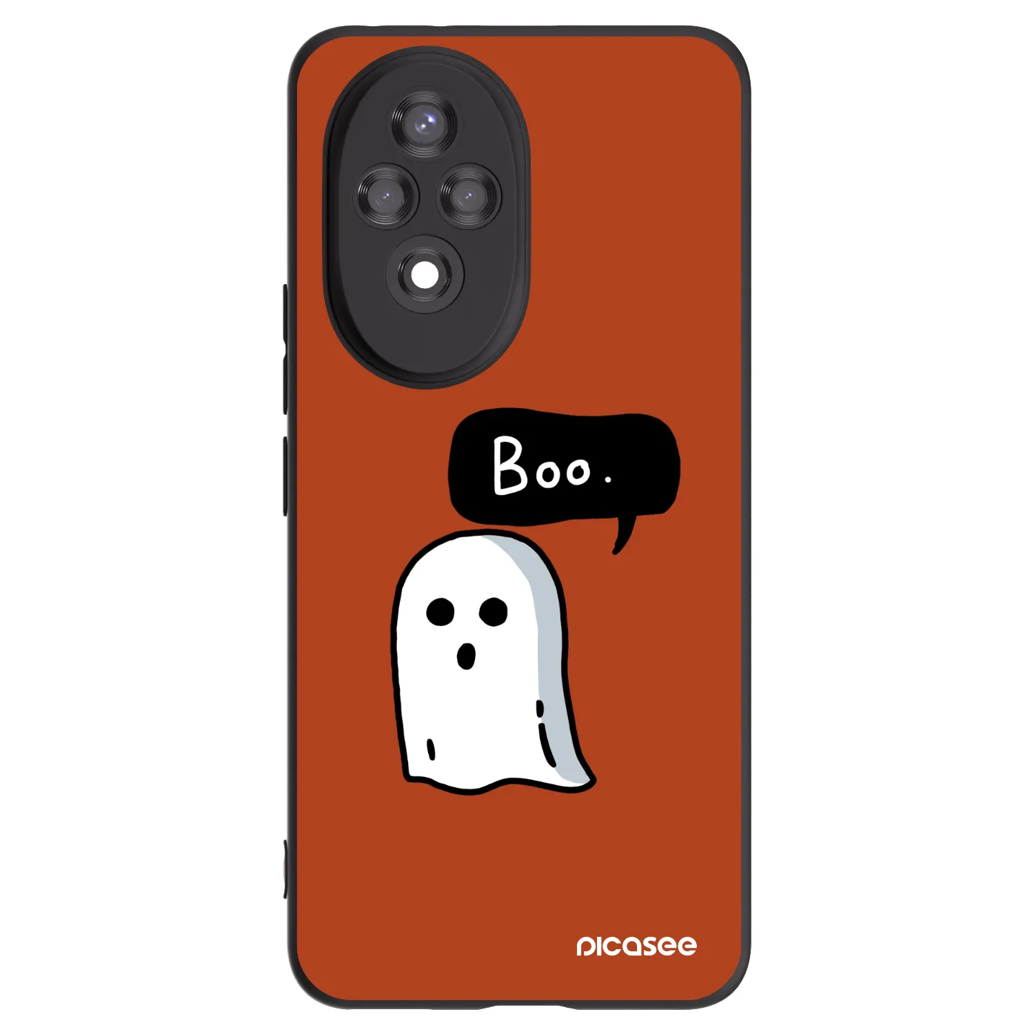 Picasee silikonový černý obal pro Honor 200 Pro 5G - Boo