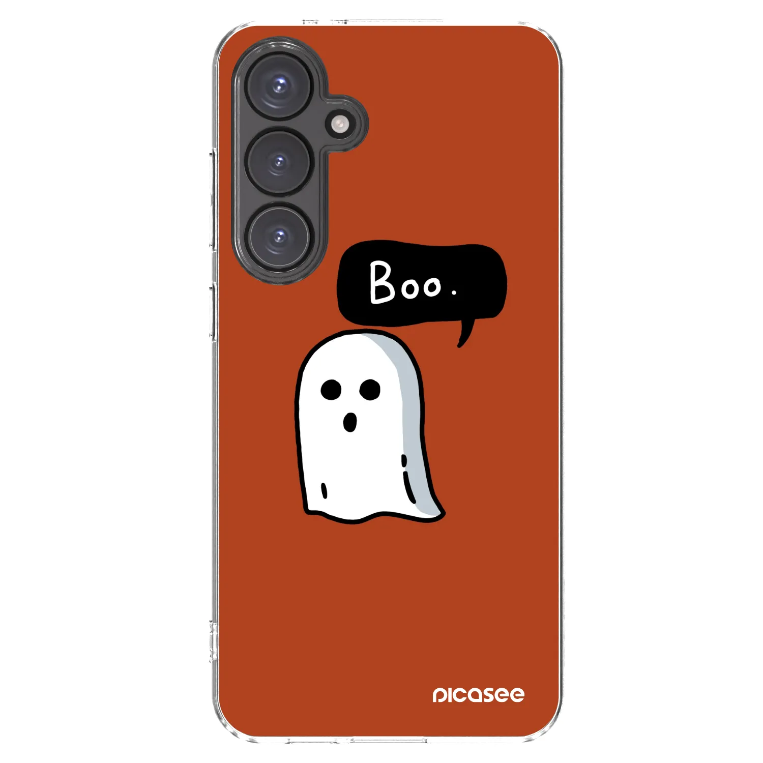 Picasee silikonový průhledný obal pro Samsung Galaxy S24 FE S721B - Boo