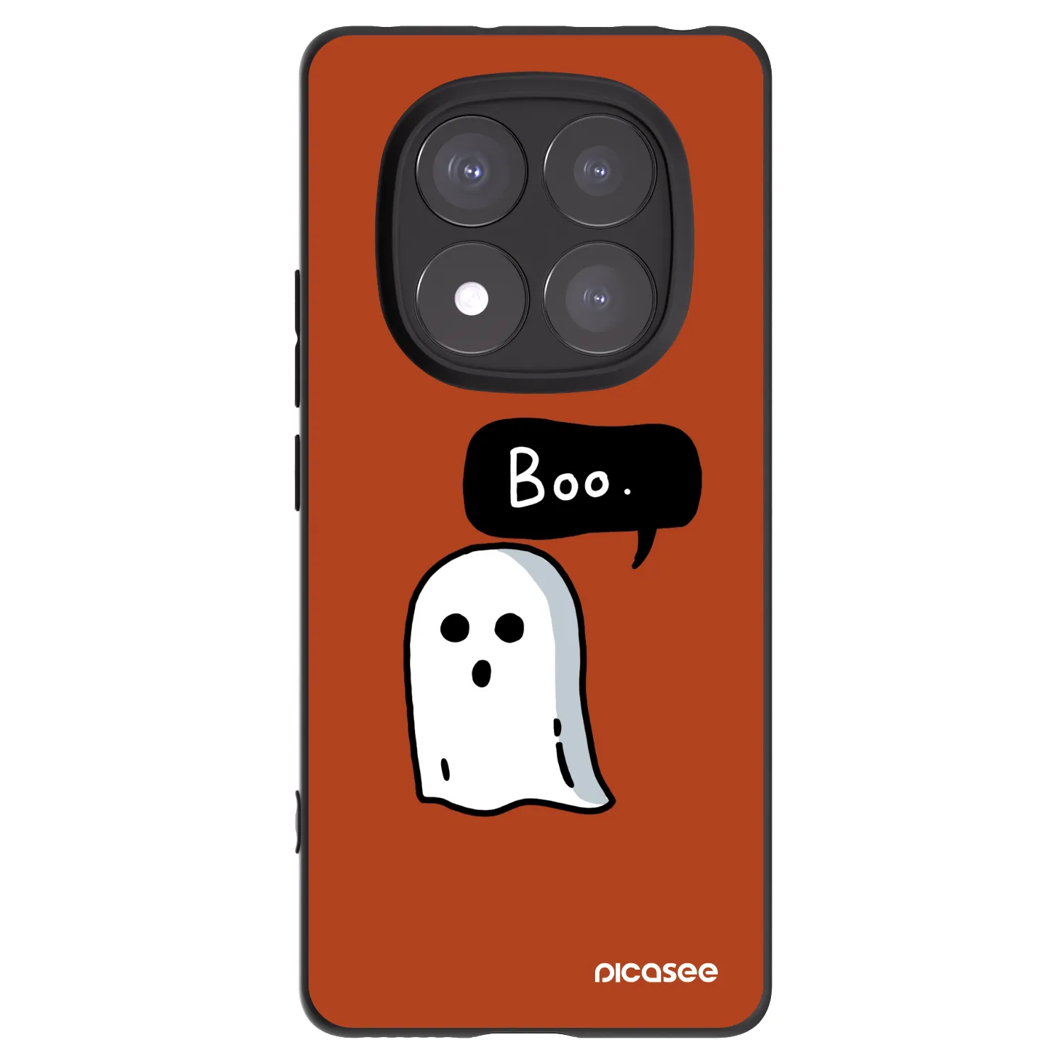 Picasee silikonový černý obal pro Xiaomi Redmi Note 14 Pro+ 5G - Boo