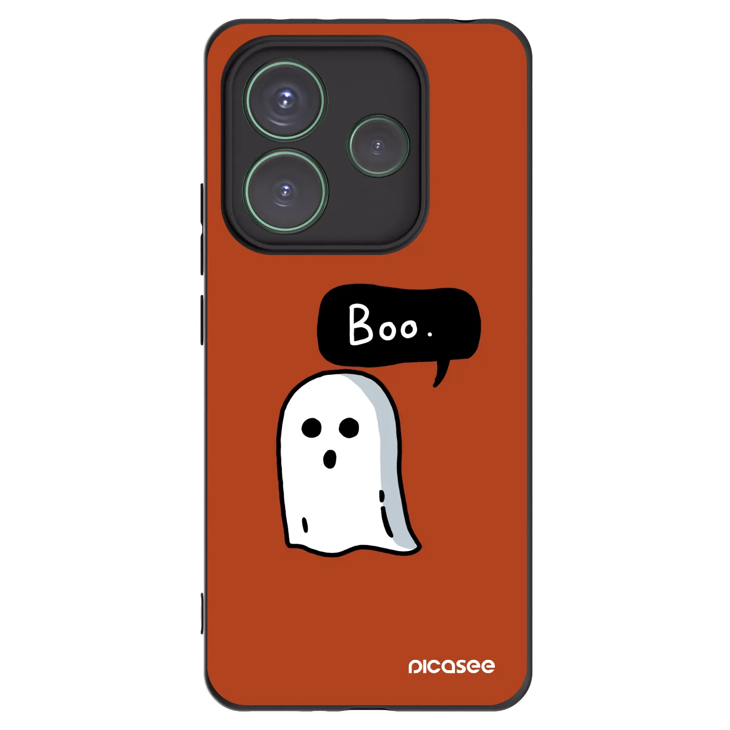 Picasee silikonový černý obal pro Xiaomi Redmi Note 14 5G - Boo
