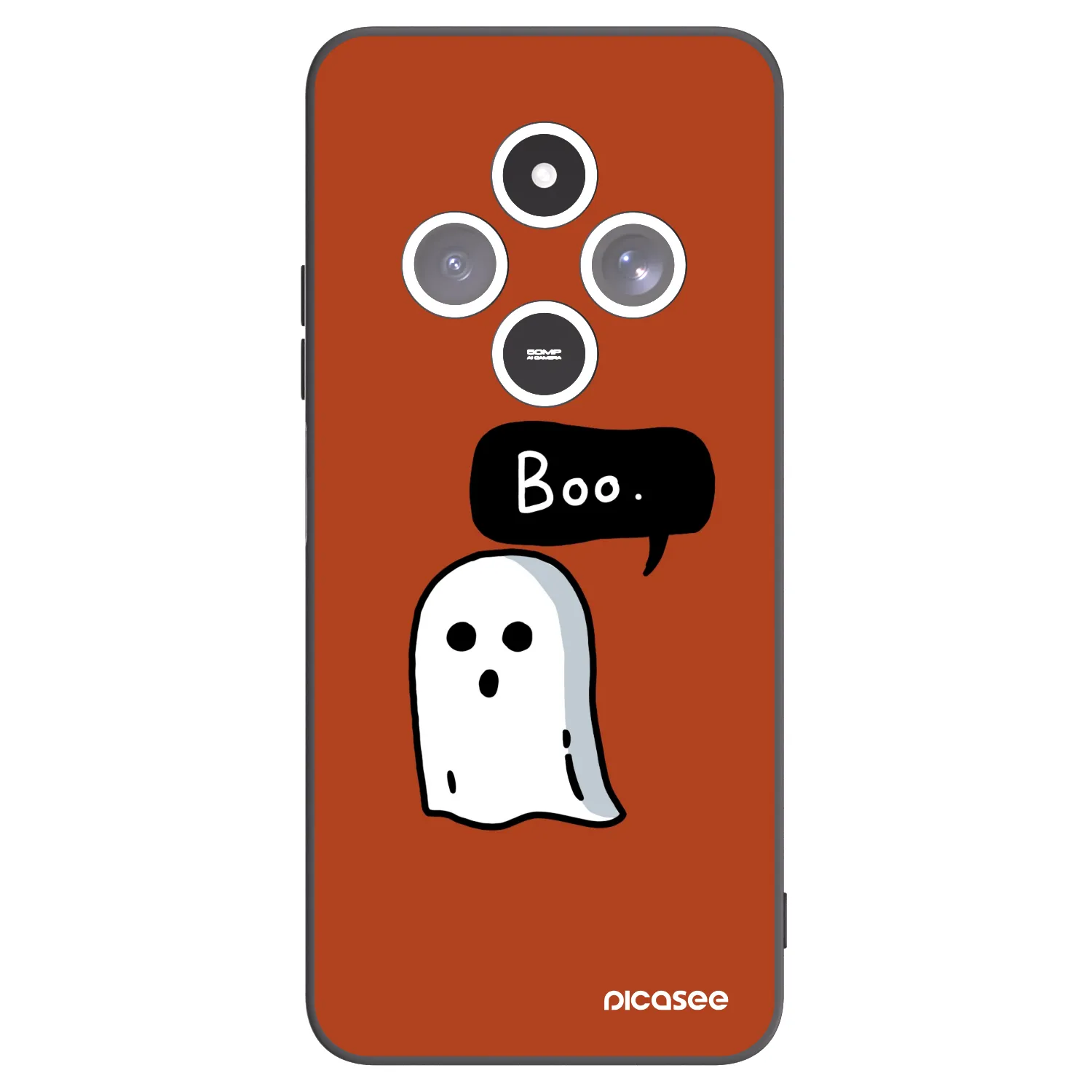 Picasee silikonový černý obal pro Xiaomi Redmi 14C - Boo