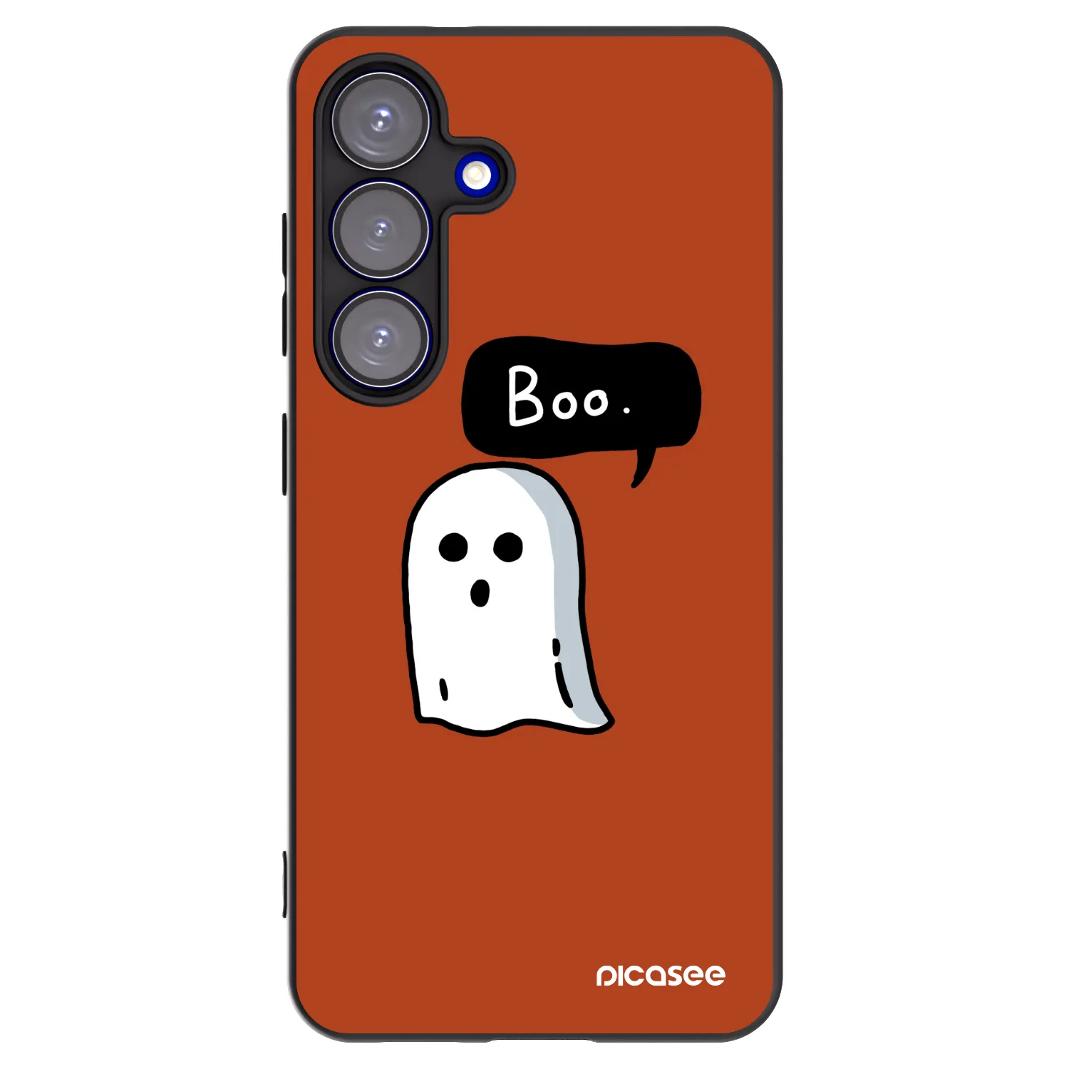 Picasee silikonový černý obal pro Samsung Galaxy S25 5G - Boo