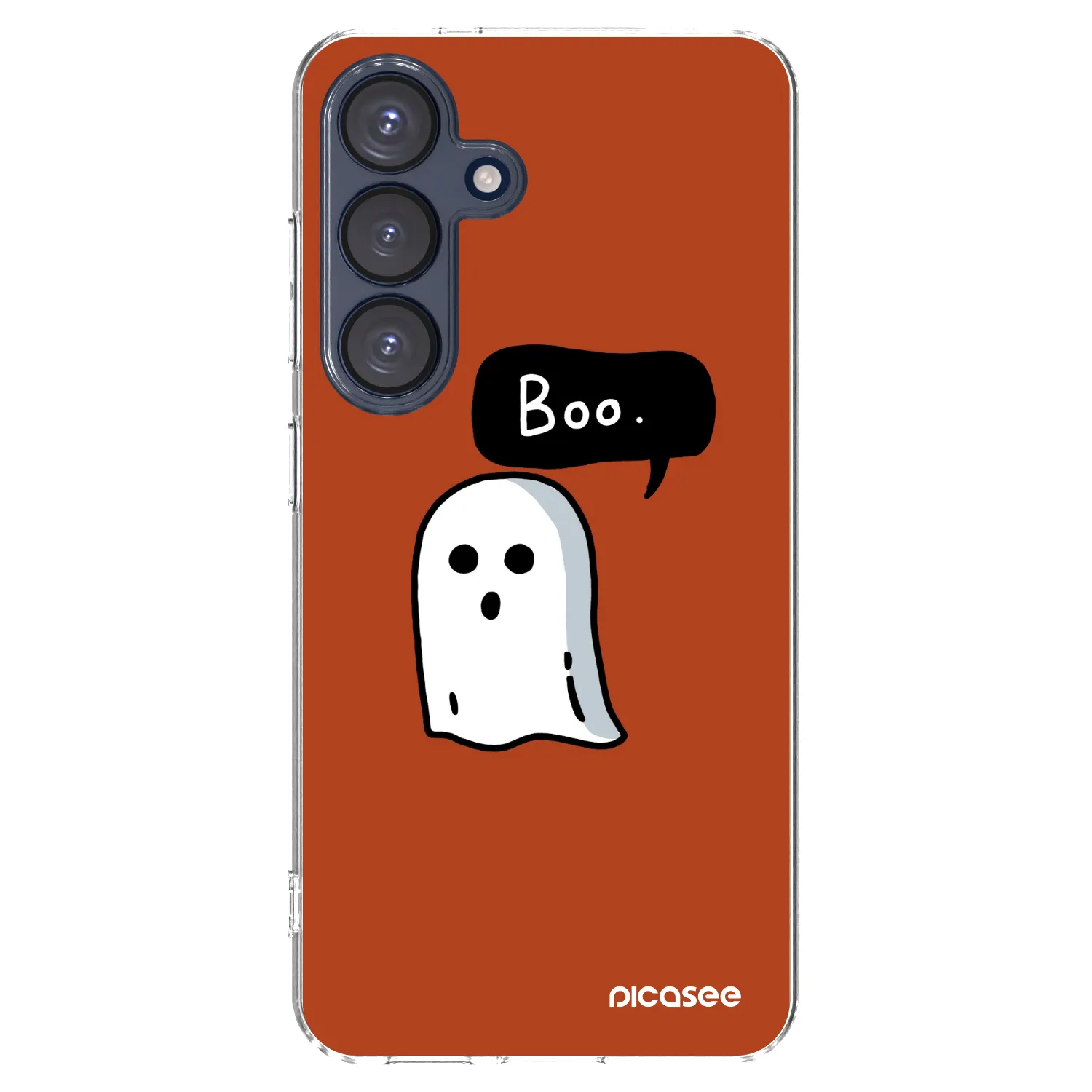 Picasee silikonový průhledný obal pro Samsung Galaxy S25 5G - Boo