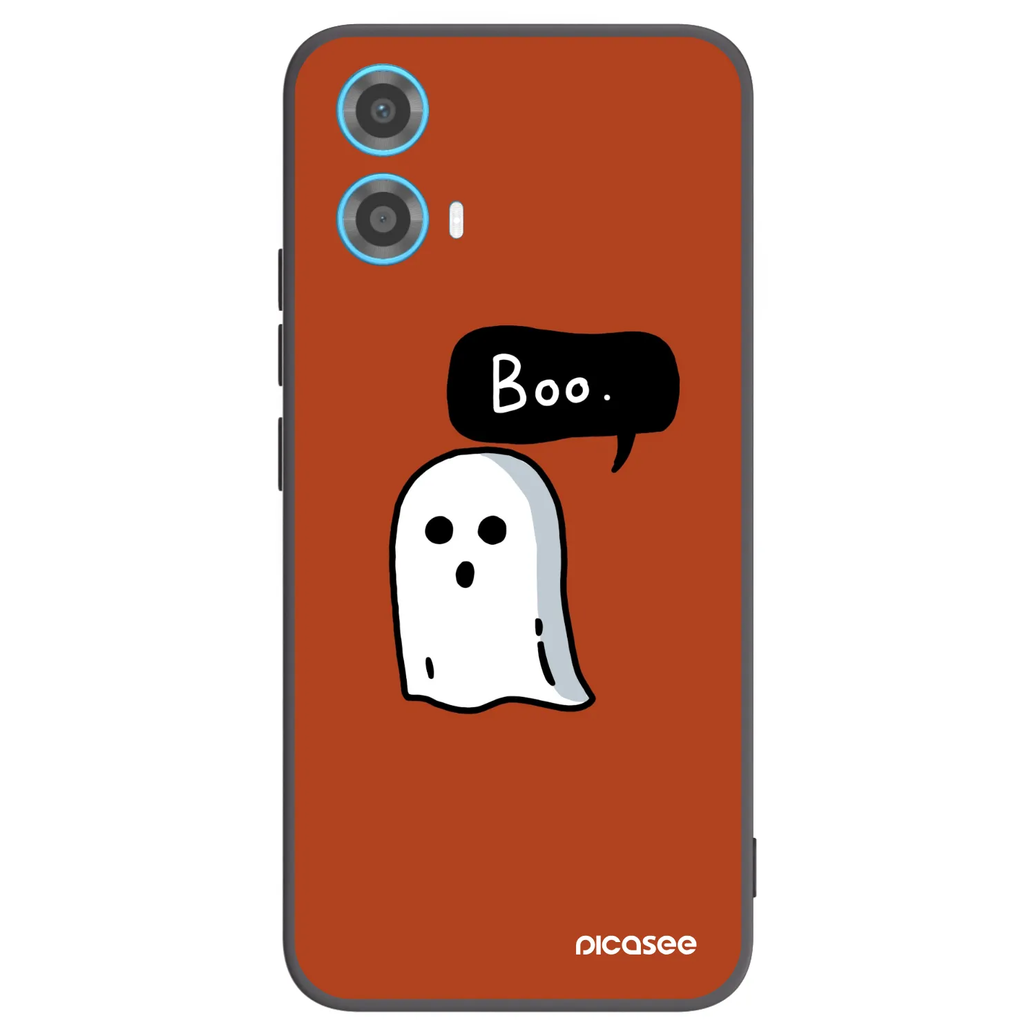 Picasee silikonový černý obal pro Motorola Moto G34 5G - Boo