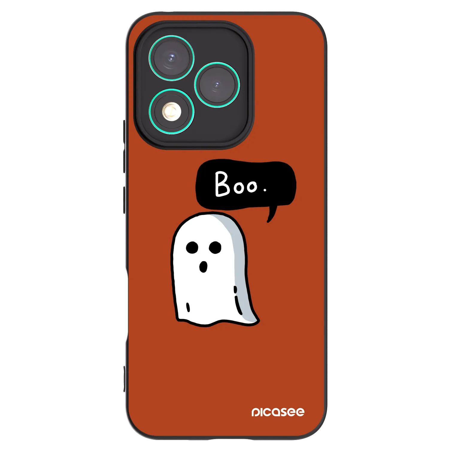 Picasee silikonový černý obal pro Honor 400 Lite 5G - Boo