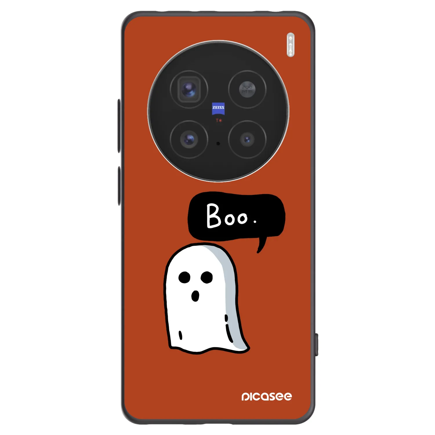 Picasee silikonový černý obal pro Vivo X200 Pro - Boo