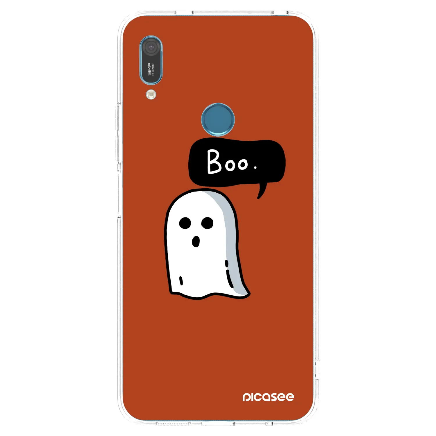 Picasee silikonový průhledný obal pro Huawei Y6 2019 - Boo