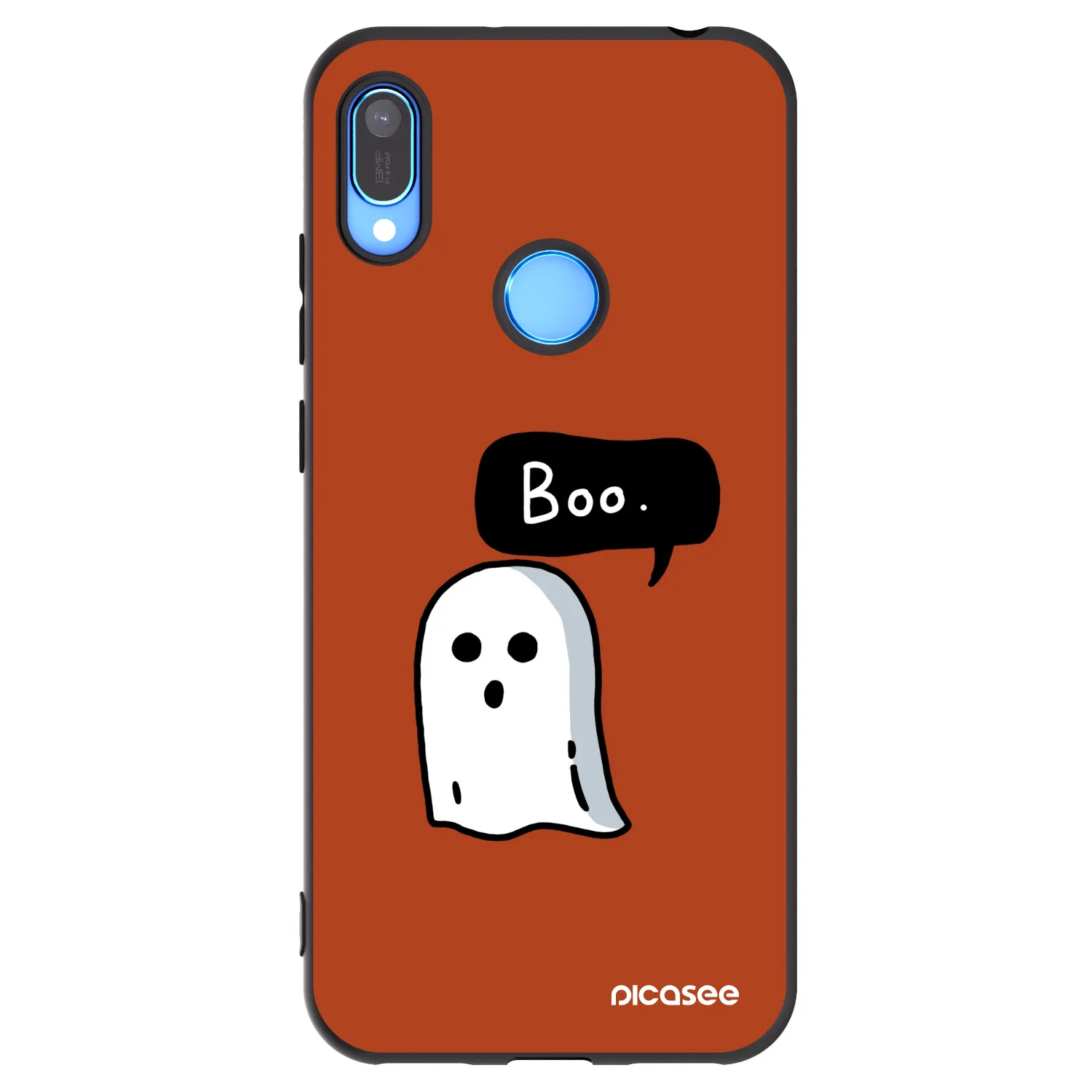 Picasee silikonový černý obal pro Huawei Y6 2019 - Boo