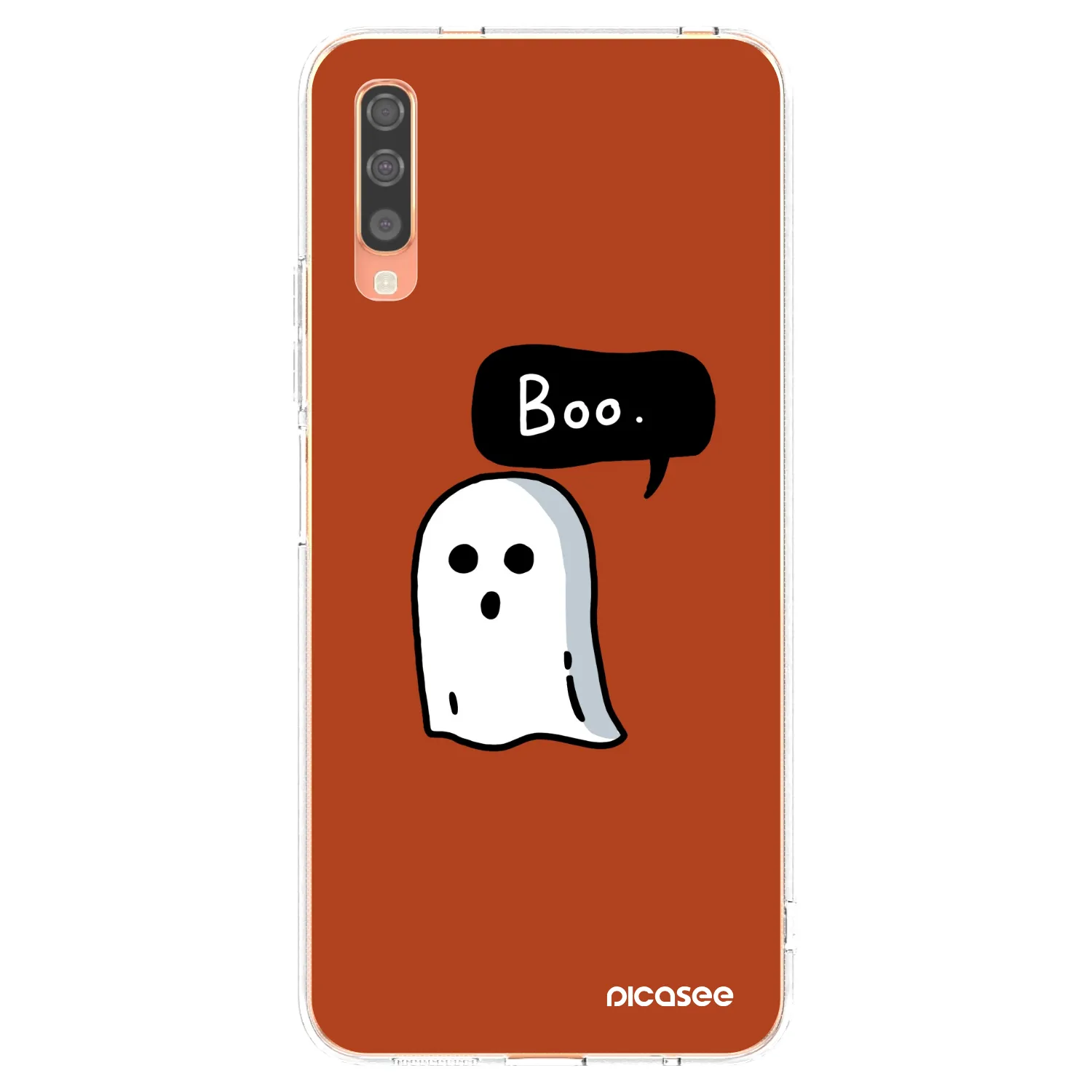 Picasee silikonový průhledný obal pro Samsung Galaxy A70 A705F - Boo
