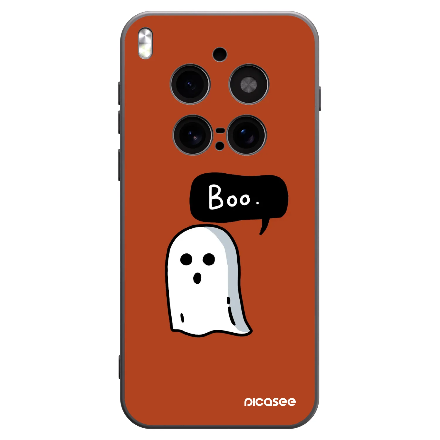Picasee silikonový černý obal pro Vivo X300 Pro - Boo