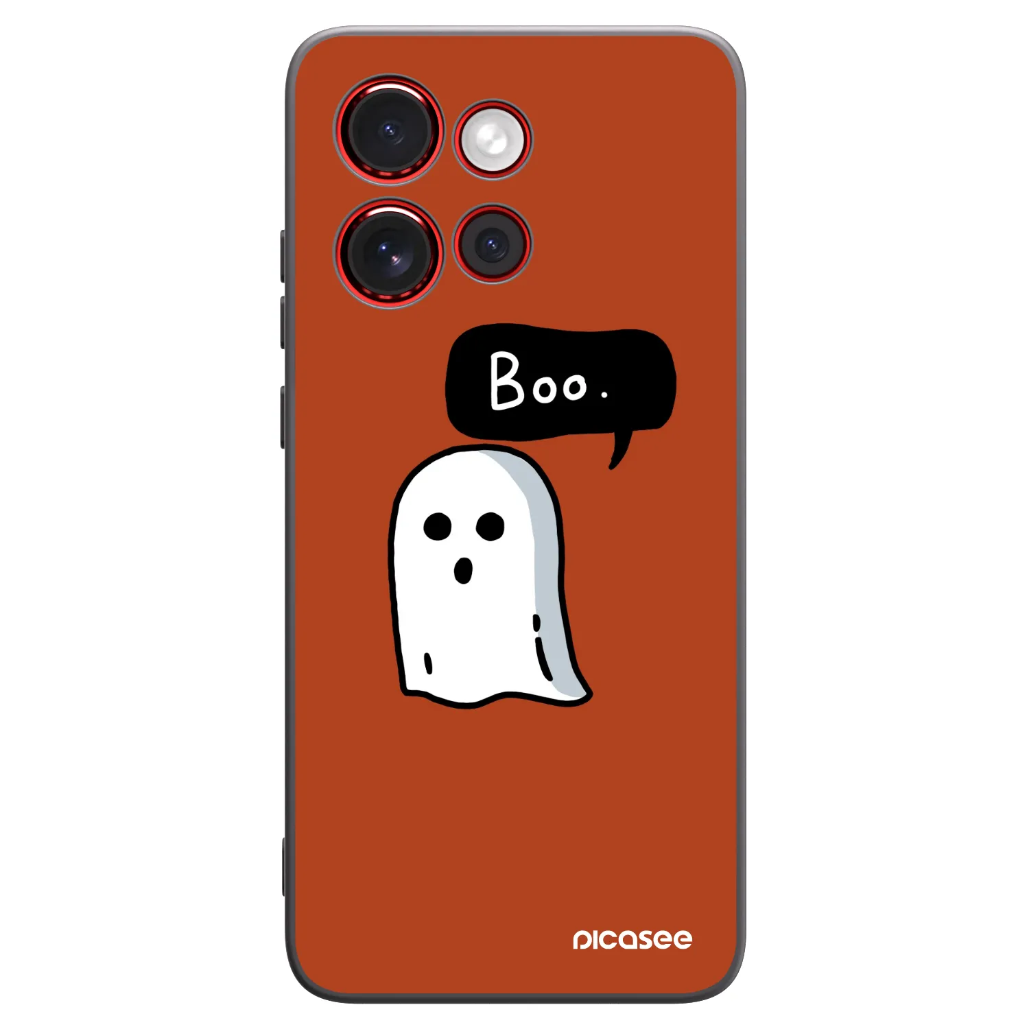 Picasee silikonový černý obal pro Motorola Edge 60 Neo 5G - Boo