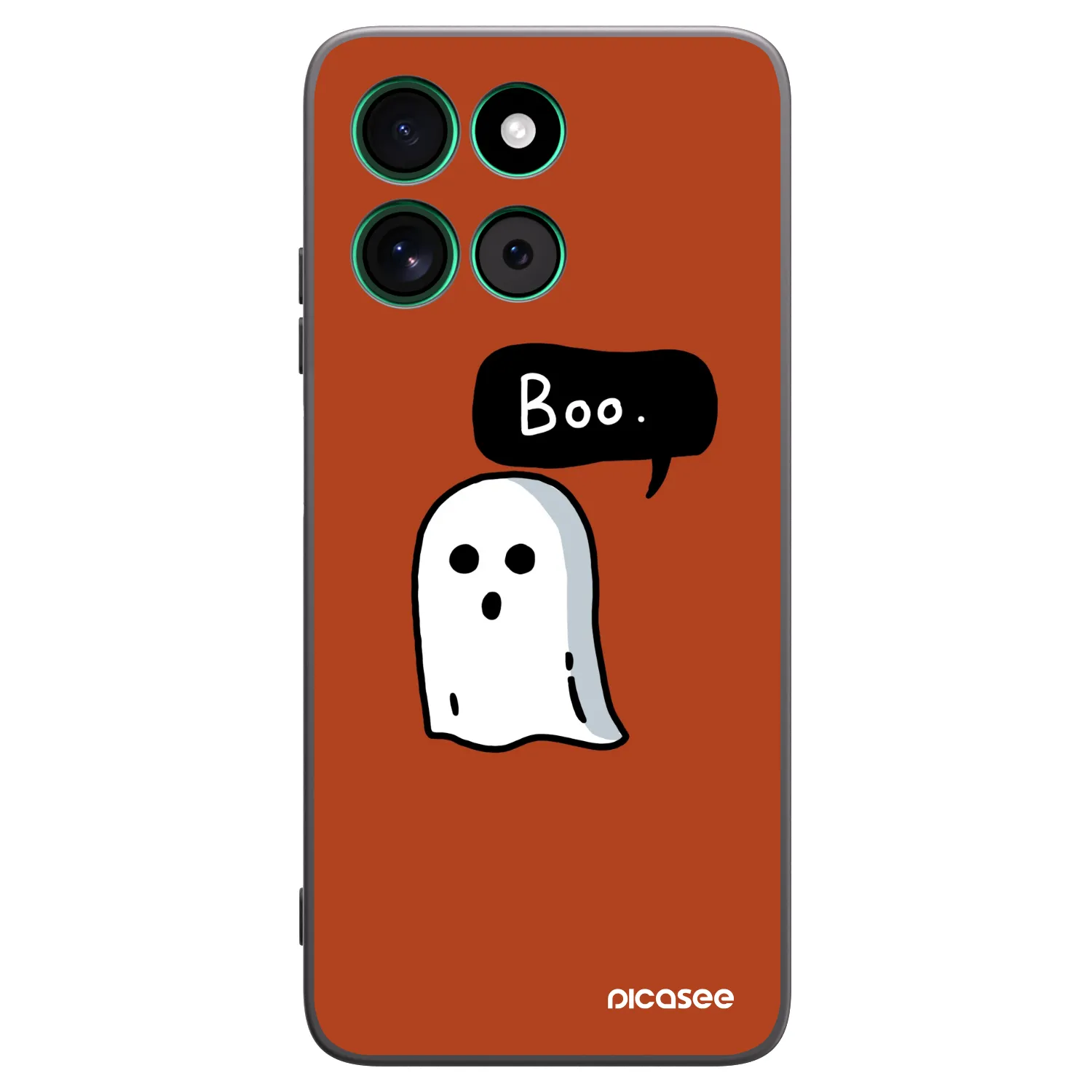Picasee silikonový černý obal pro Motorola Moto G57 Power - Boo