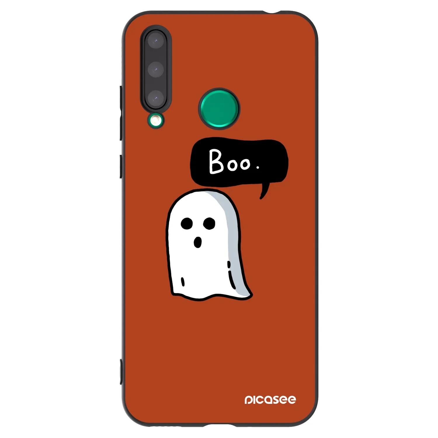 Picasee silikonový černý obal pro Honor 20 Lite - Boo